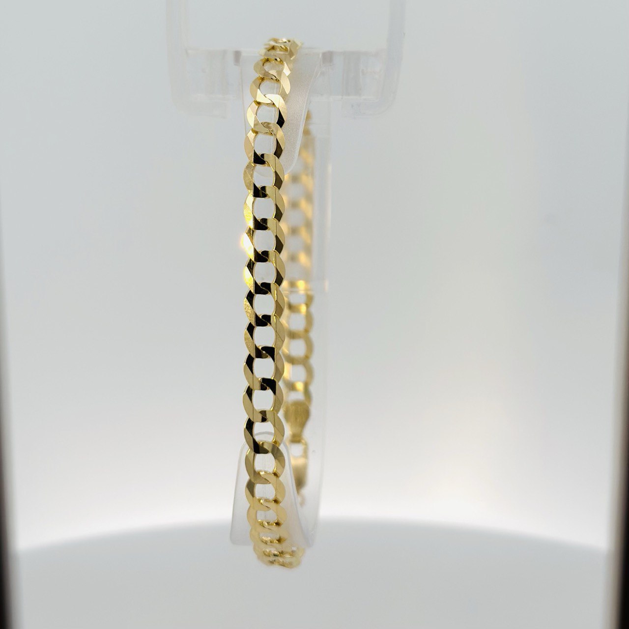 14K Solid Gold Cuban Link Bracelet – 5mm