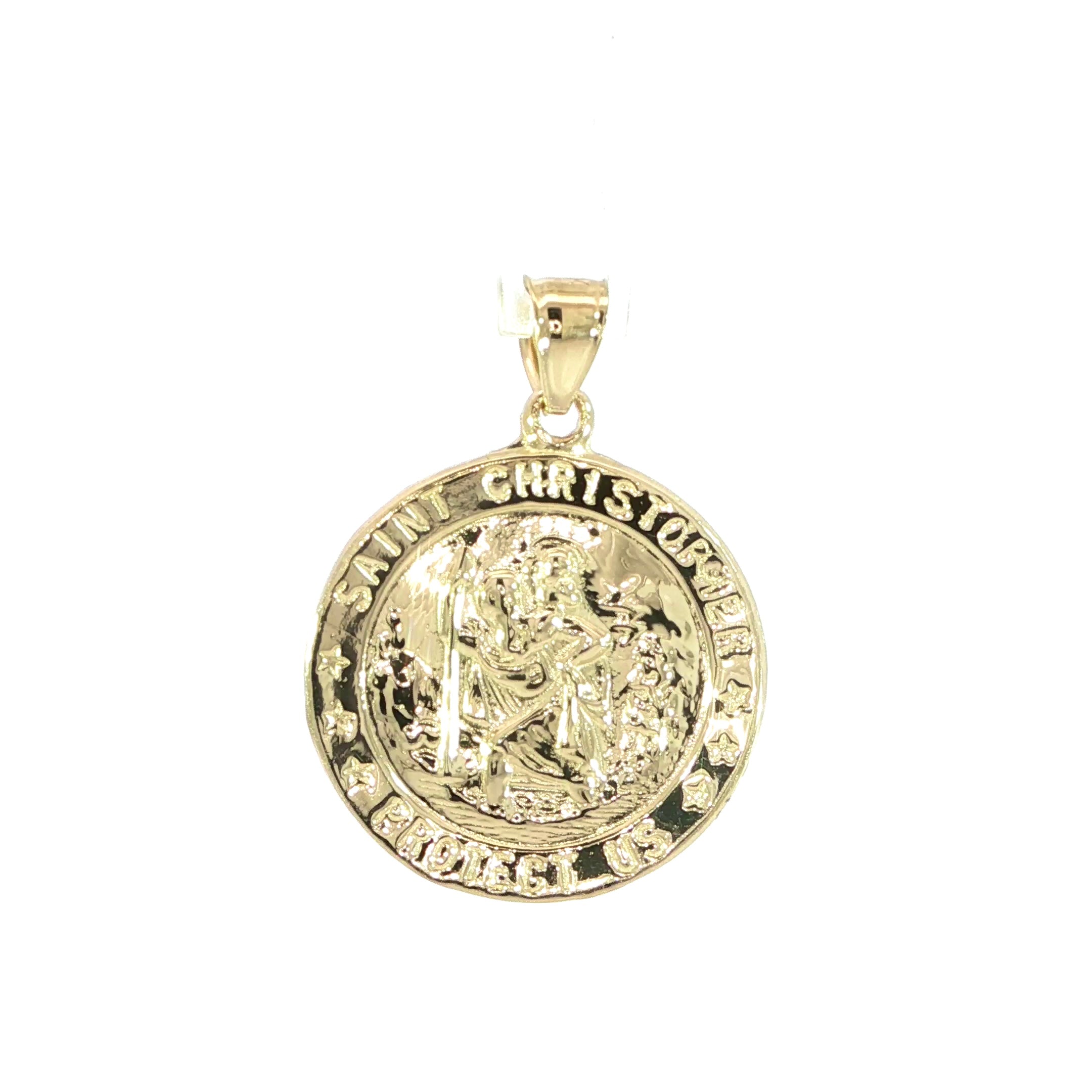 20MM Saint Christopher religious pendant for everyday wear