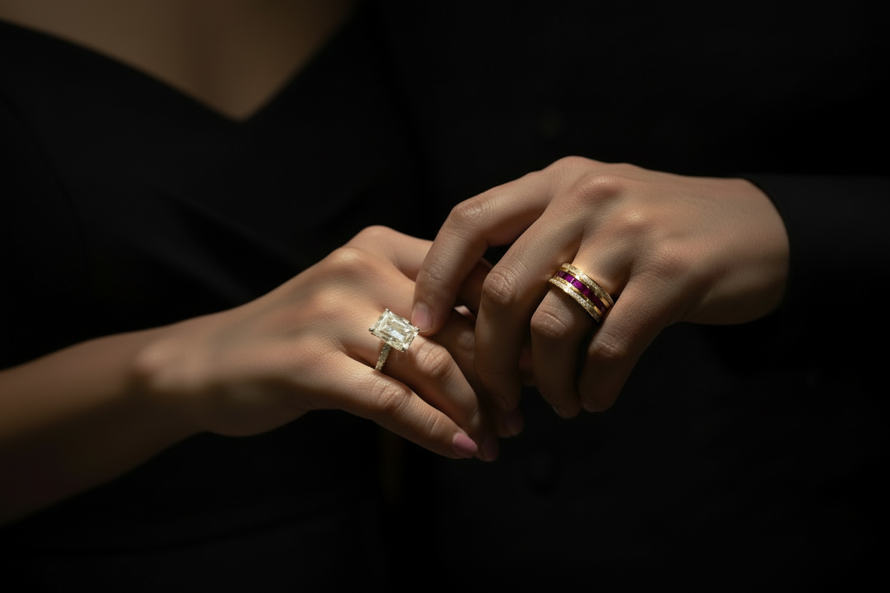 Ring collection with increased lighting and brilliance