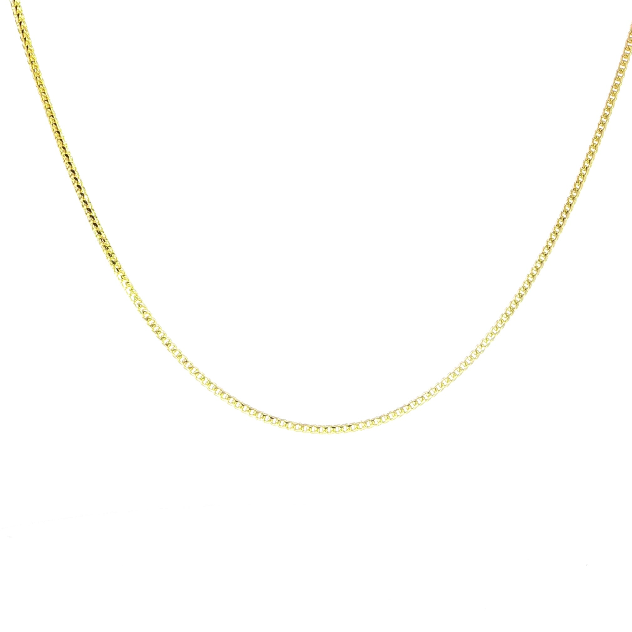 14K Yellow Gold Solid Franco Chain – 2MM