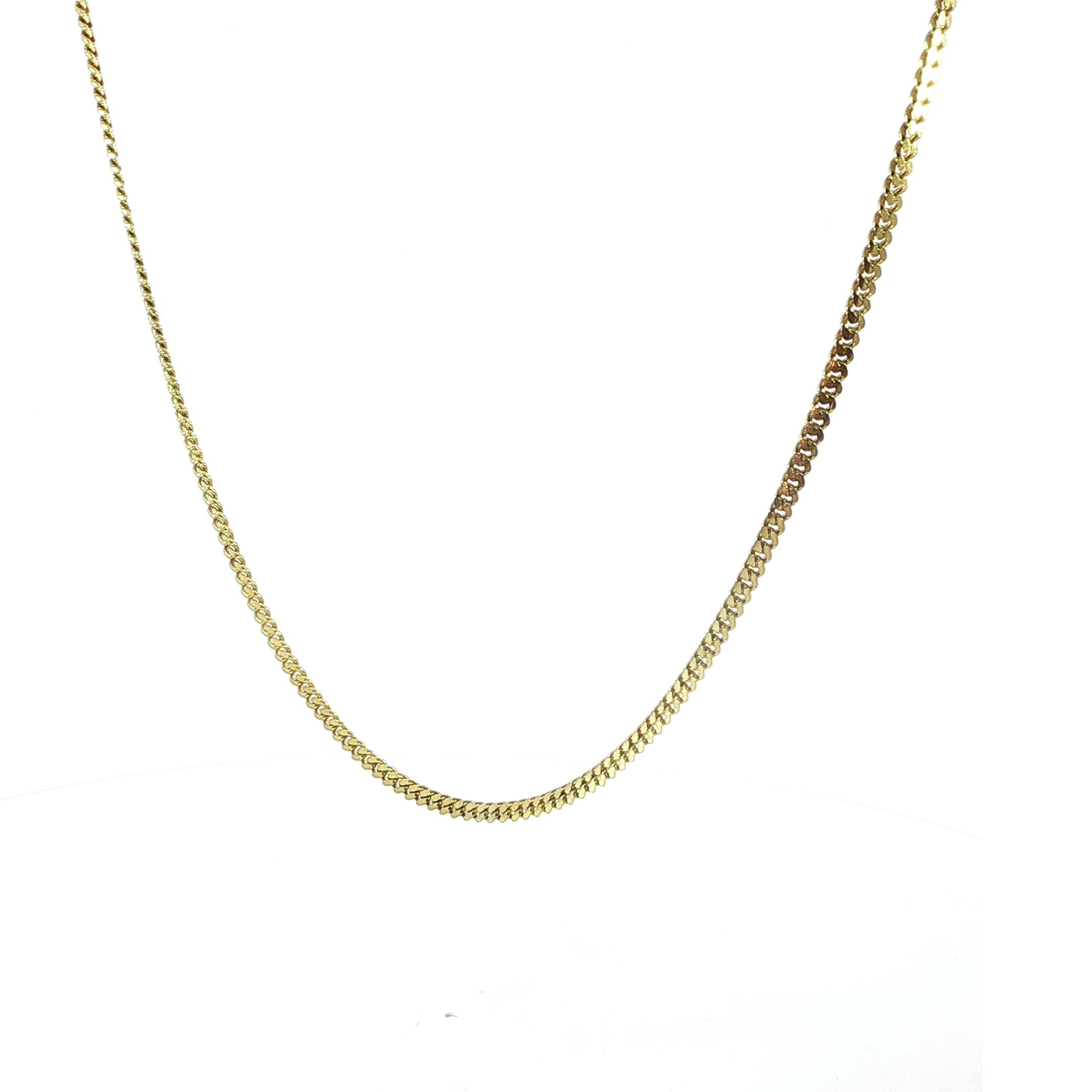 Genuine 10K Yellow Gold Miami Cuban Link Chain