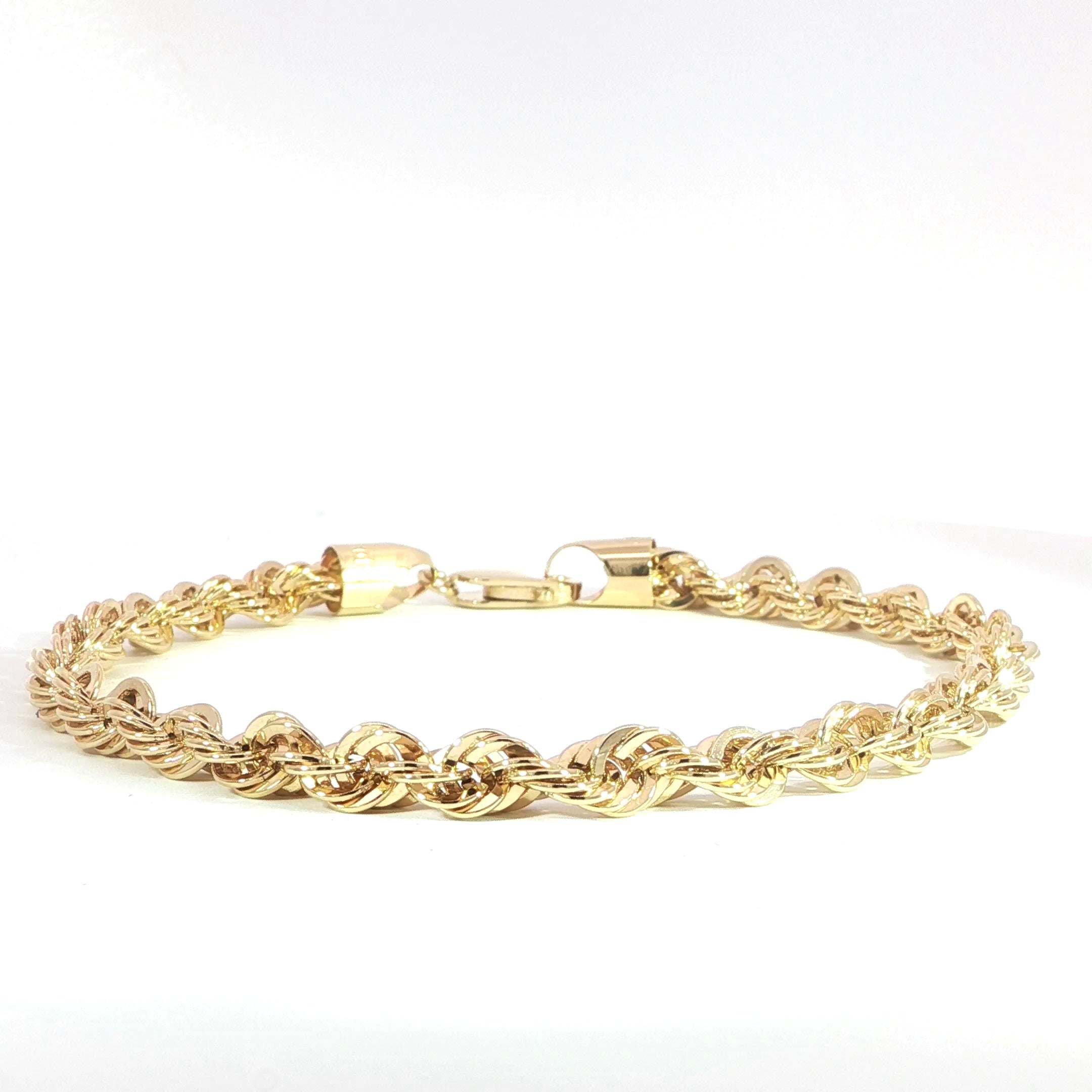 10K Rope Bracelet 5.5MM