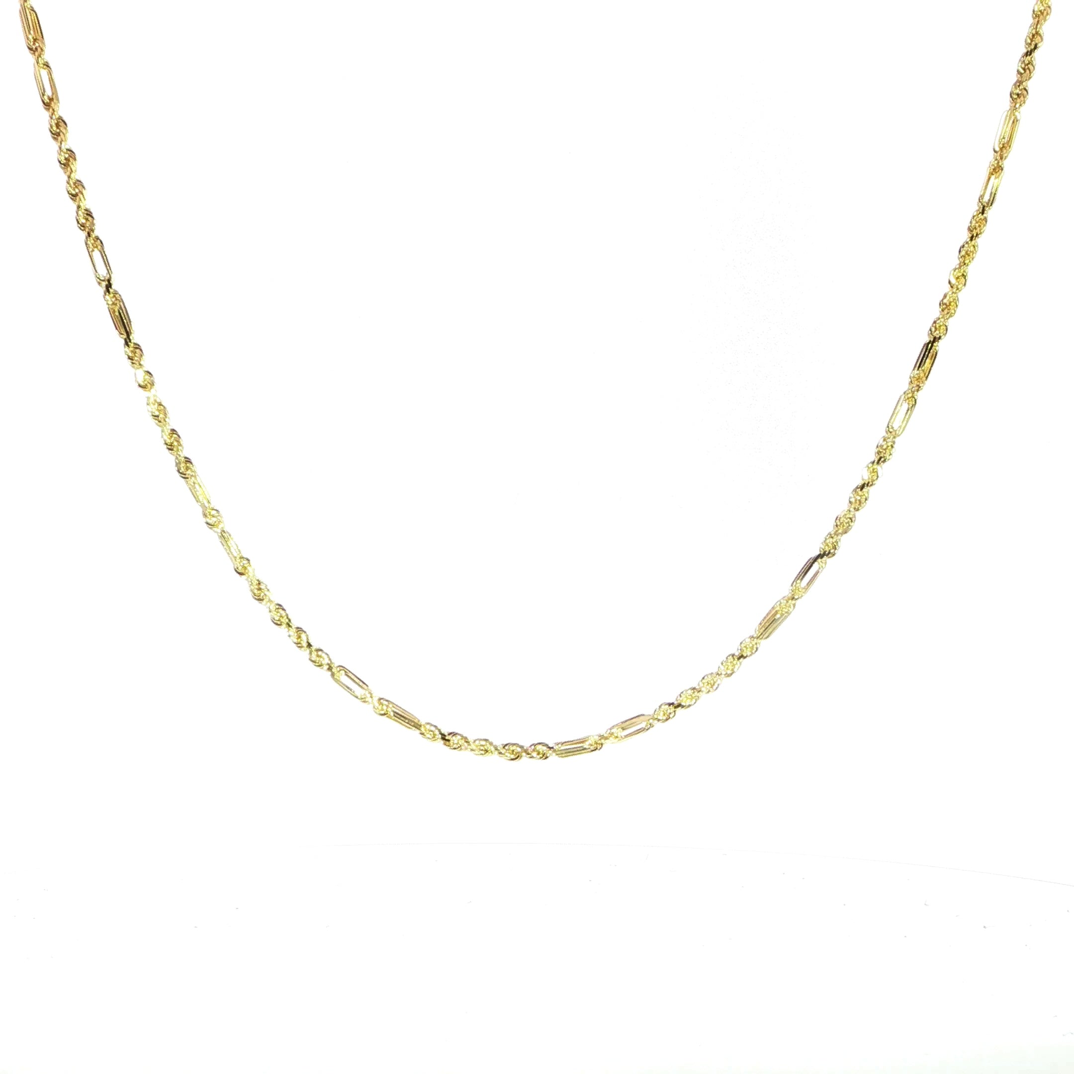 14K Yellow Gold Solid Milano Chain - 2.5MM