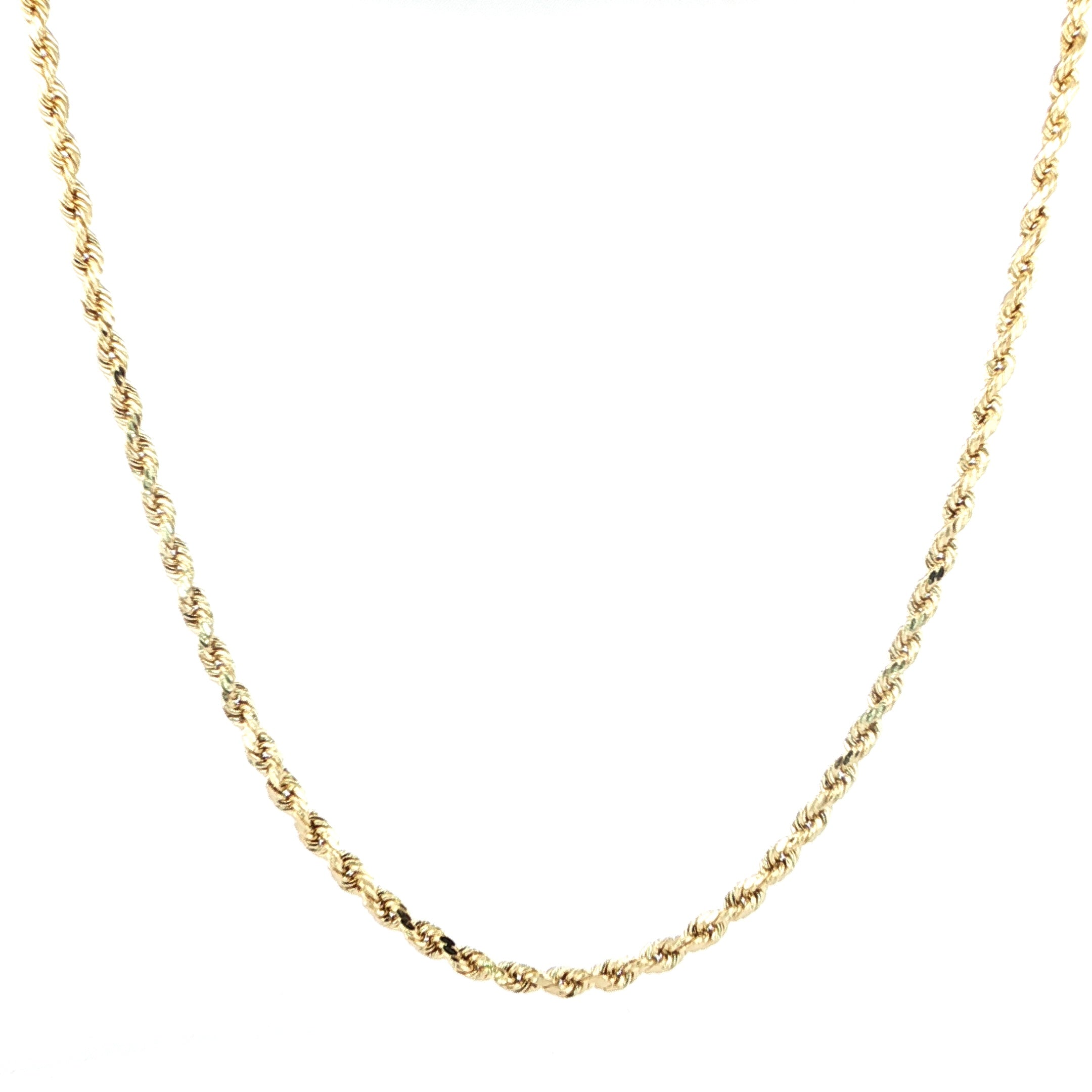 14K Gold Rope Chain - 5MM