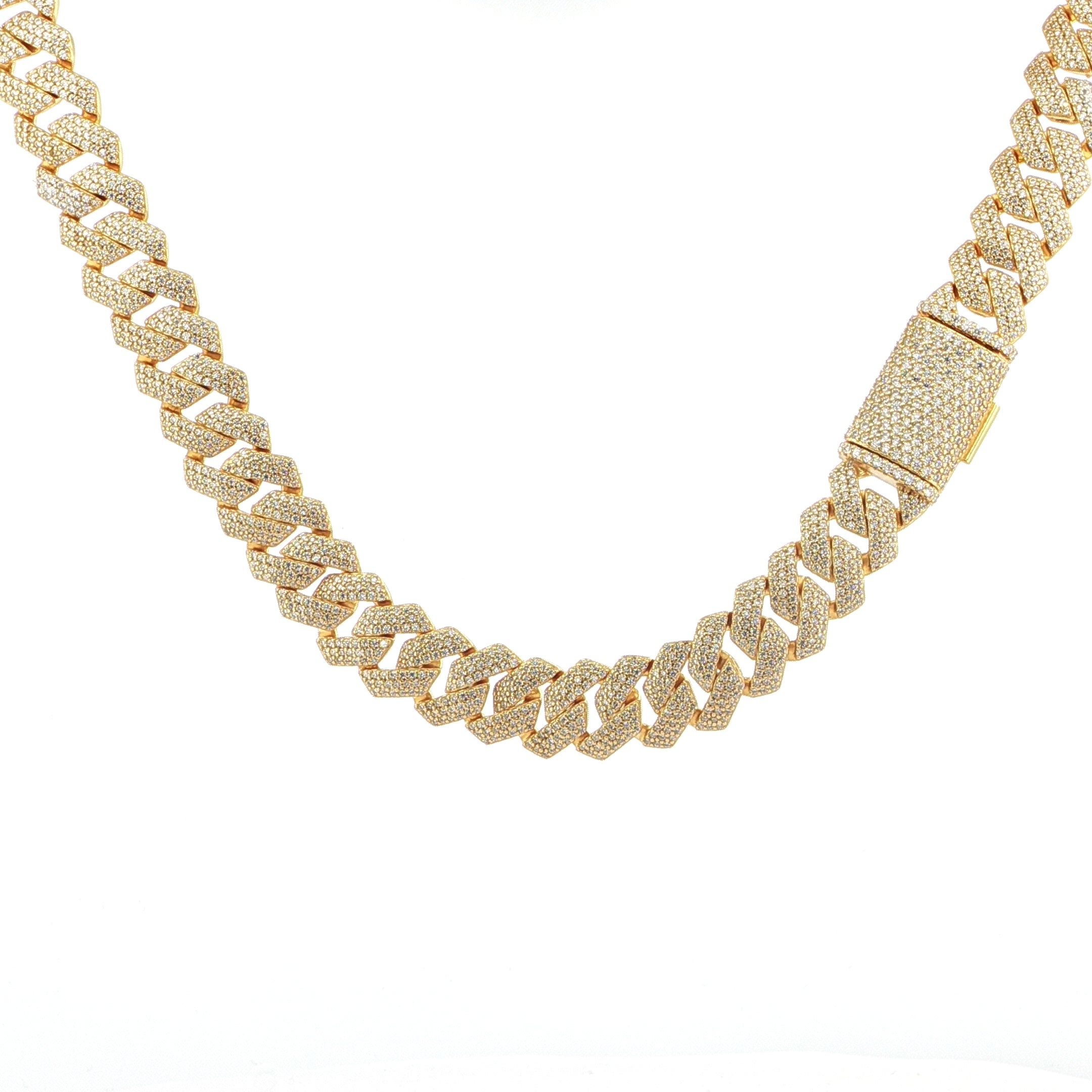 14MM Miami Cuban Chain in Sterling Silver