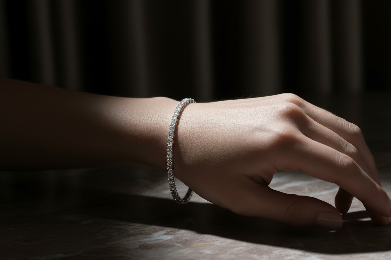 14K Diamond Tennis Bracelet – 3mm