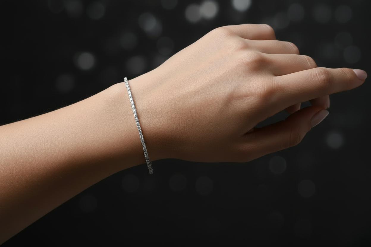 14K Diamond Tennis Bracelet – 2.3mm