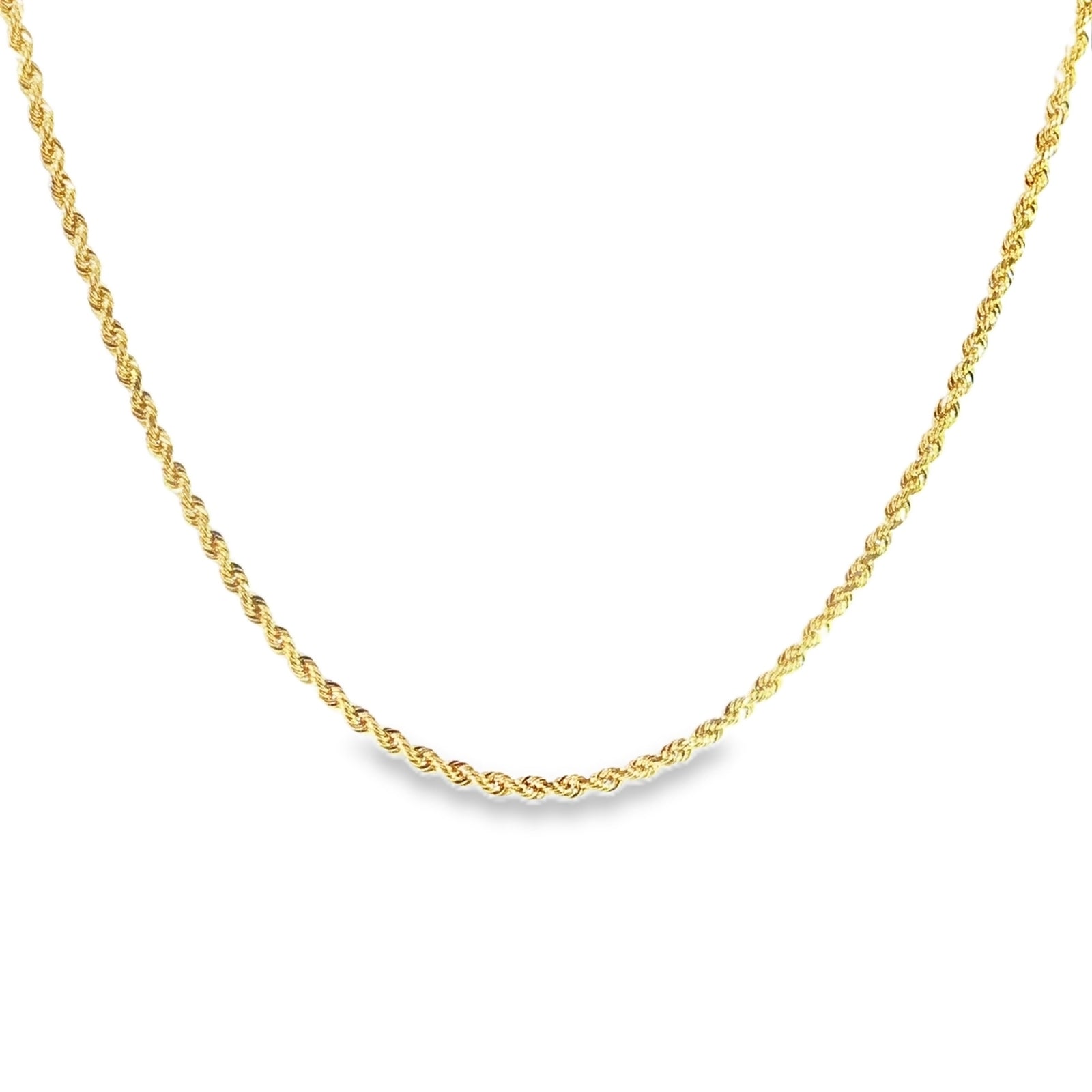 10K Solid Rope Chain – 3MM