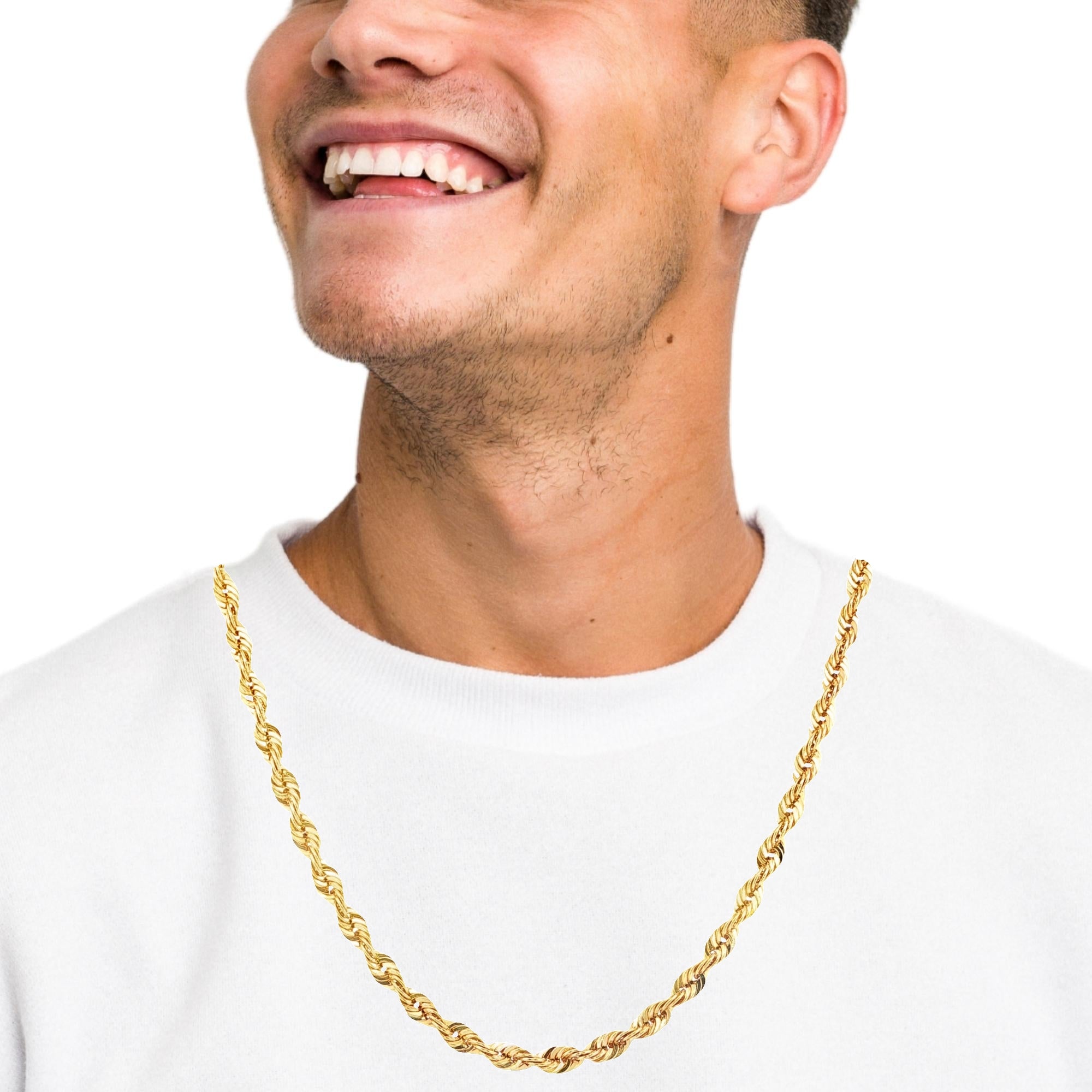 14K Rope Chain – 6.5MM