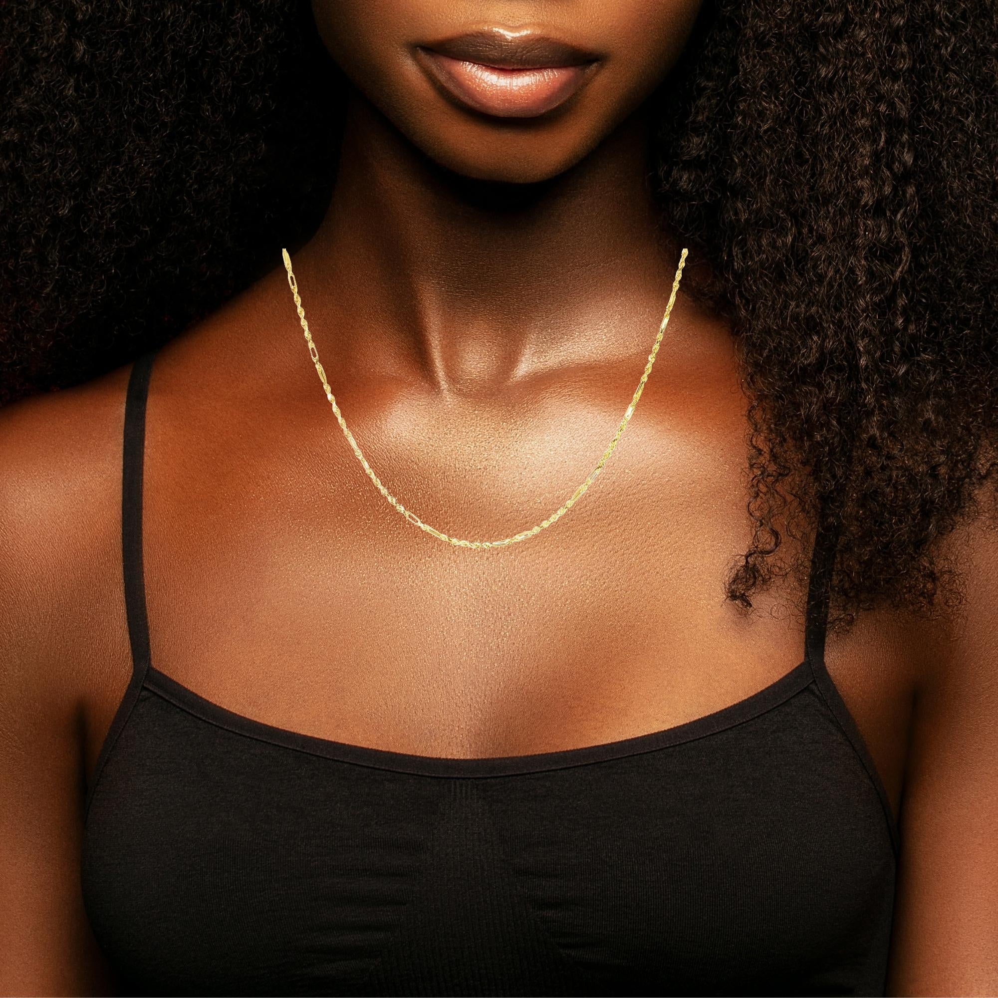 14K Yellow Gold Solid Milano Chain - 2.5MM