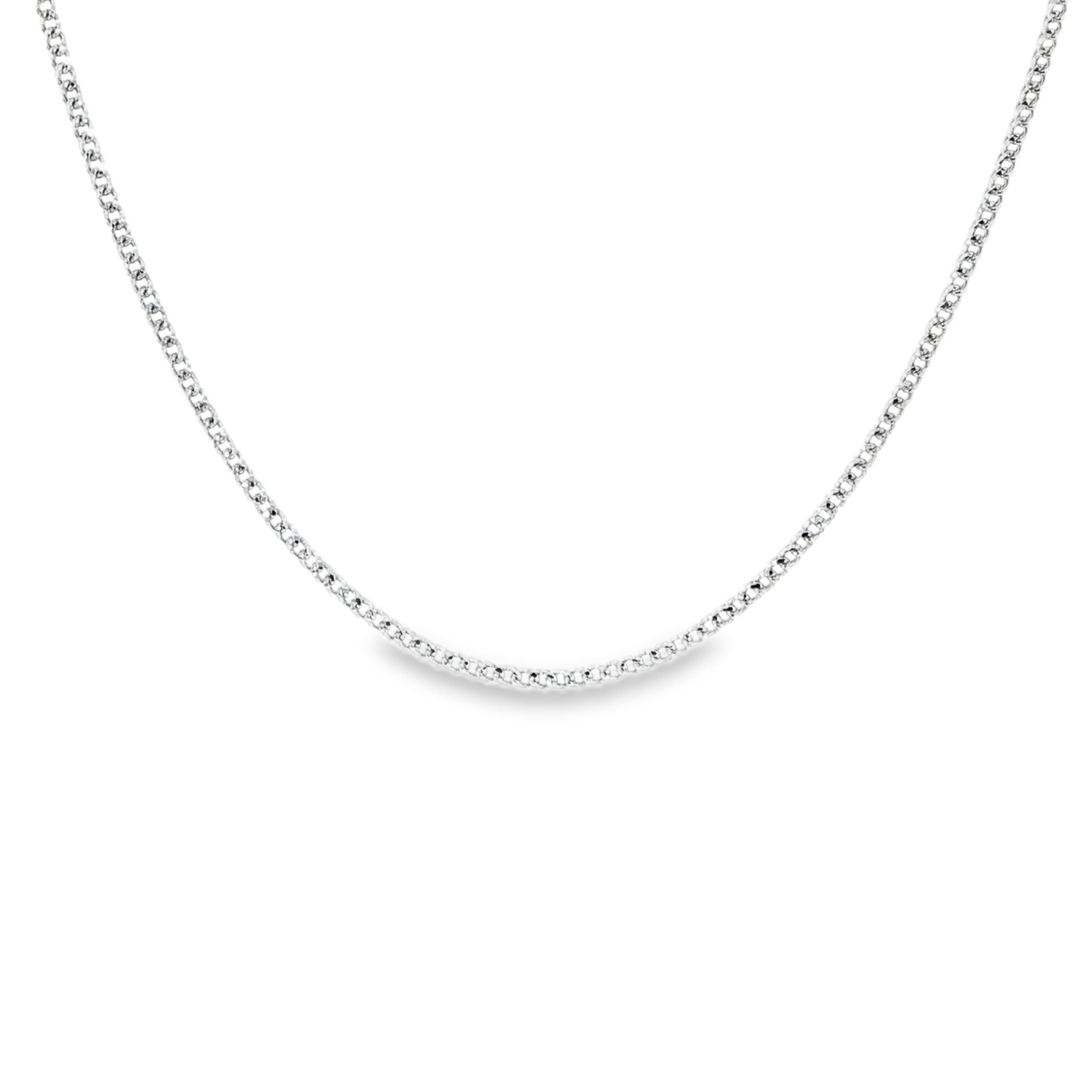 14K Solid Diamond Cut Franco Chain – 2.5MM