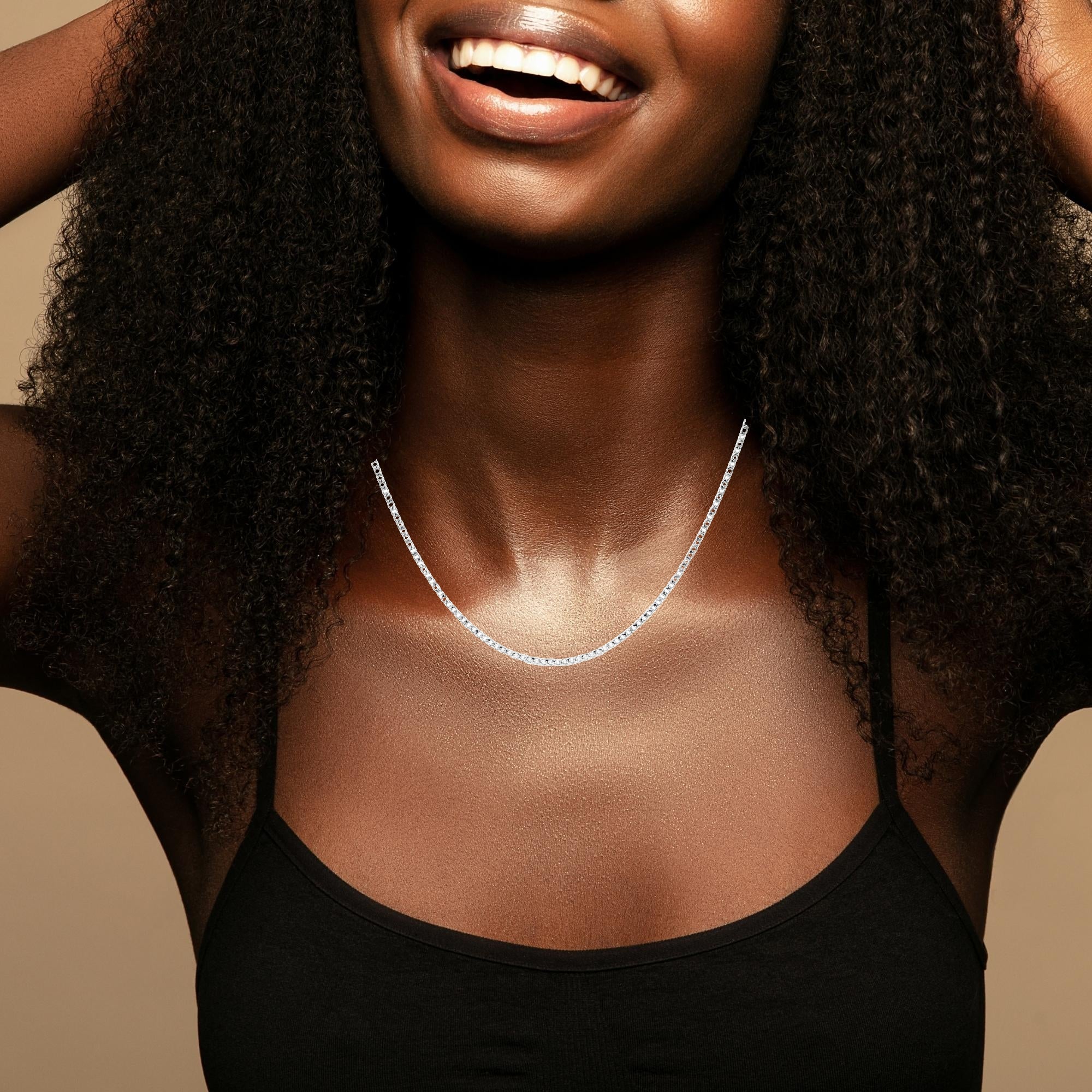 14K Solid Diamond Cut Franco Chain – 2.5MM