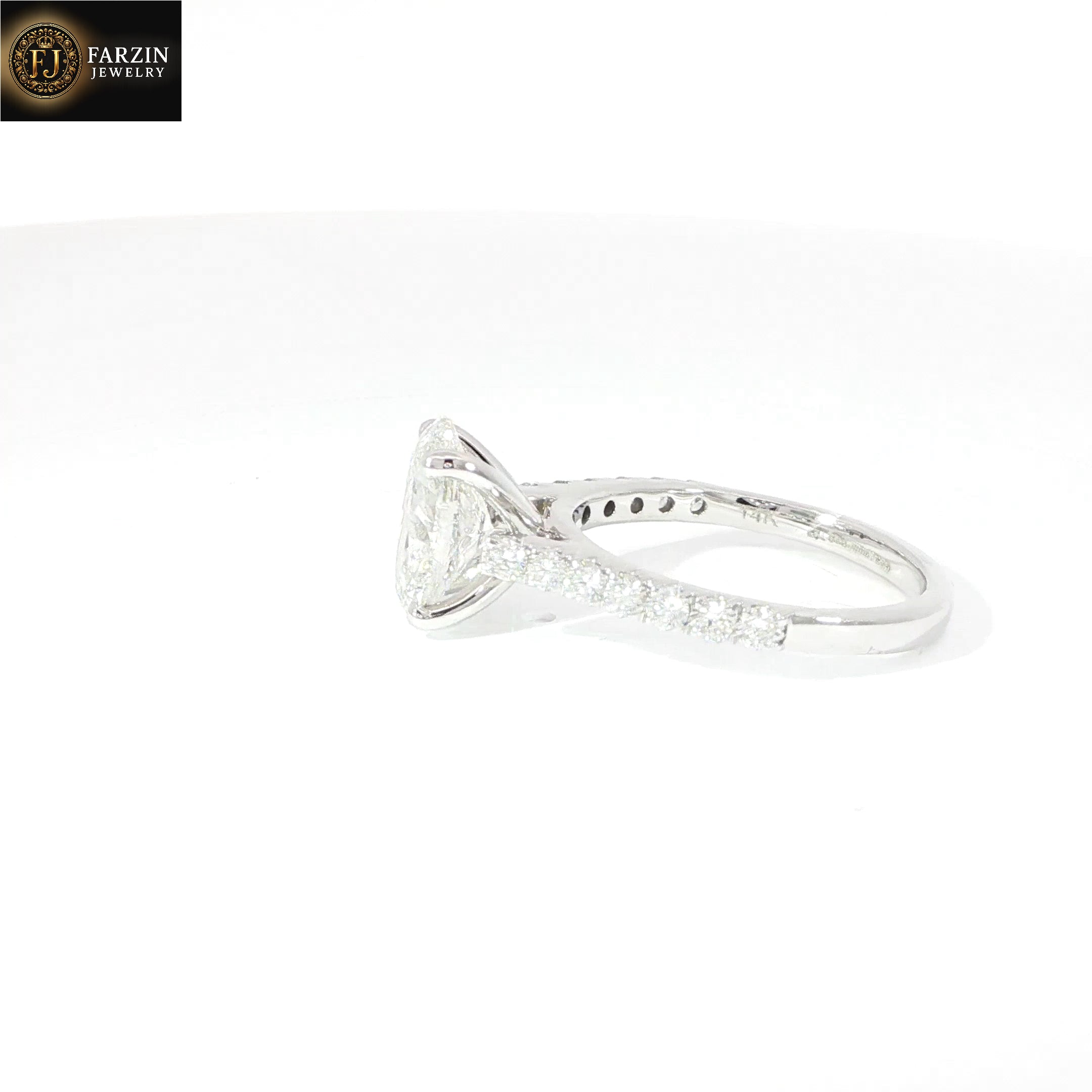 14K 2carat LG Diamond Engagement Ring - 2