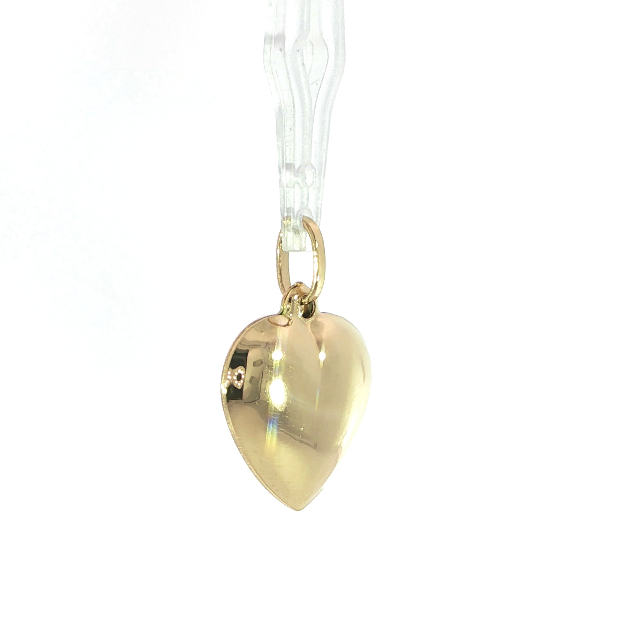 14K Yellow Gold Heart Pendant  #2