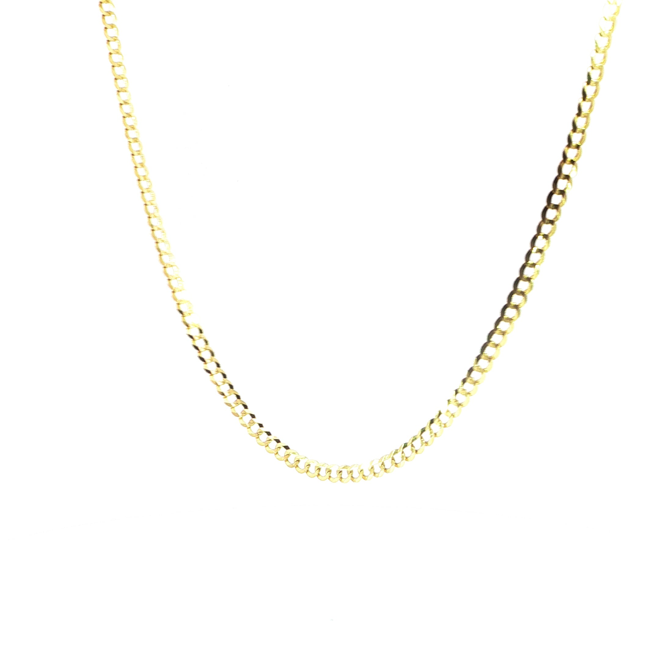 14K Solid Cuban Link Chain - 3.8 MM