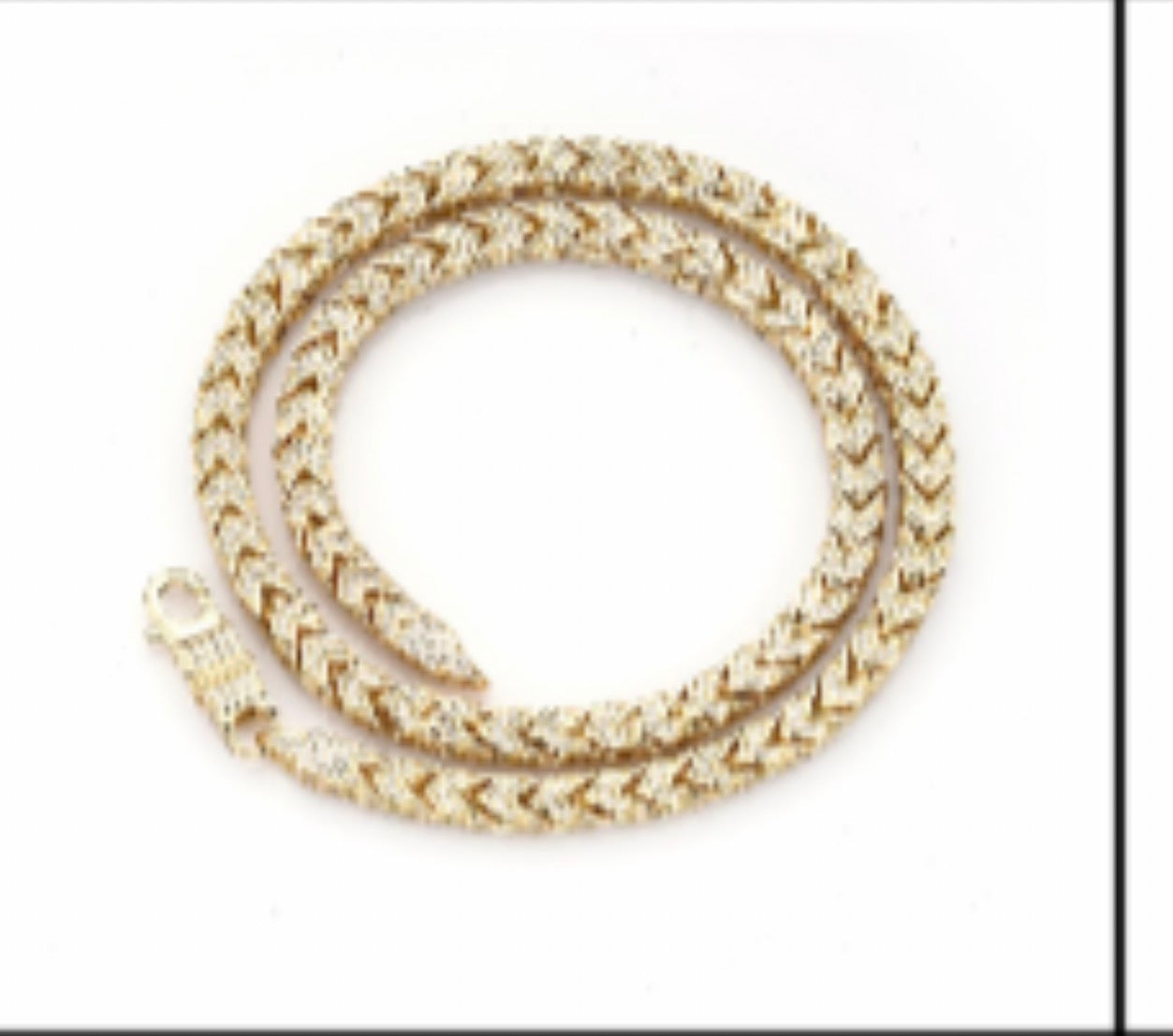 6mm Moissanite Arrow Link Chain – 22 Inches – 10ctw