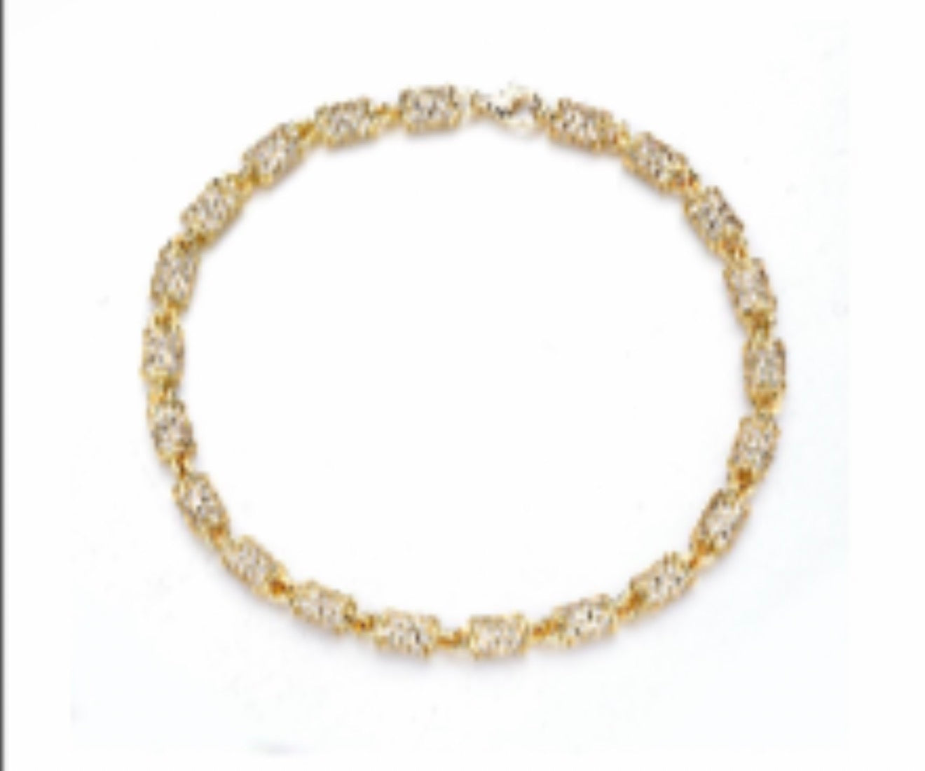 24” New Style 5mm Moissanite Link Chain – 12.98ctw