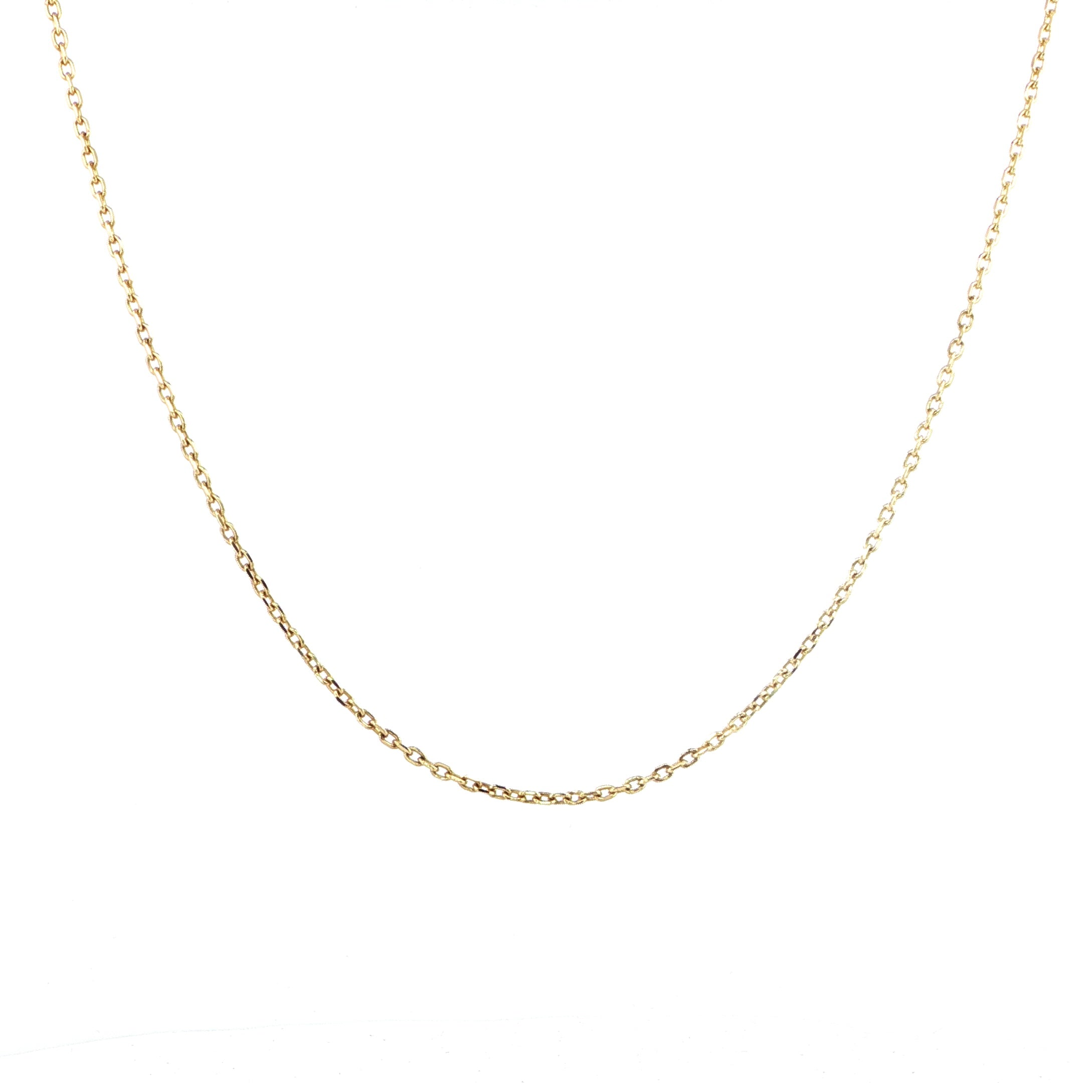 14K Yellow Gold Solid Hermes Necklace - 2.3MM
