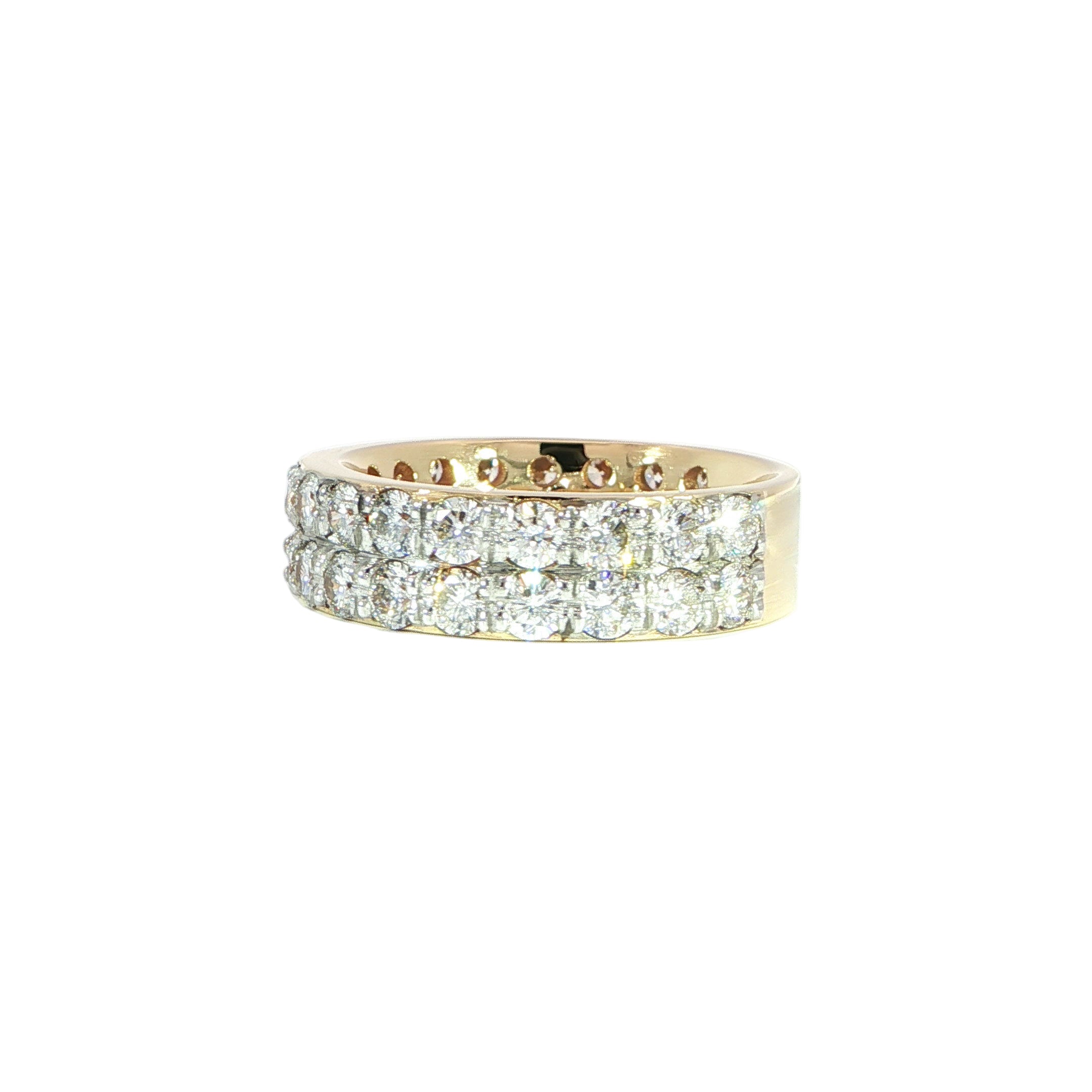 14K Diamond Band - 3.84CTW, VVS Clarity
