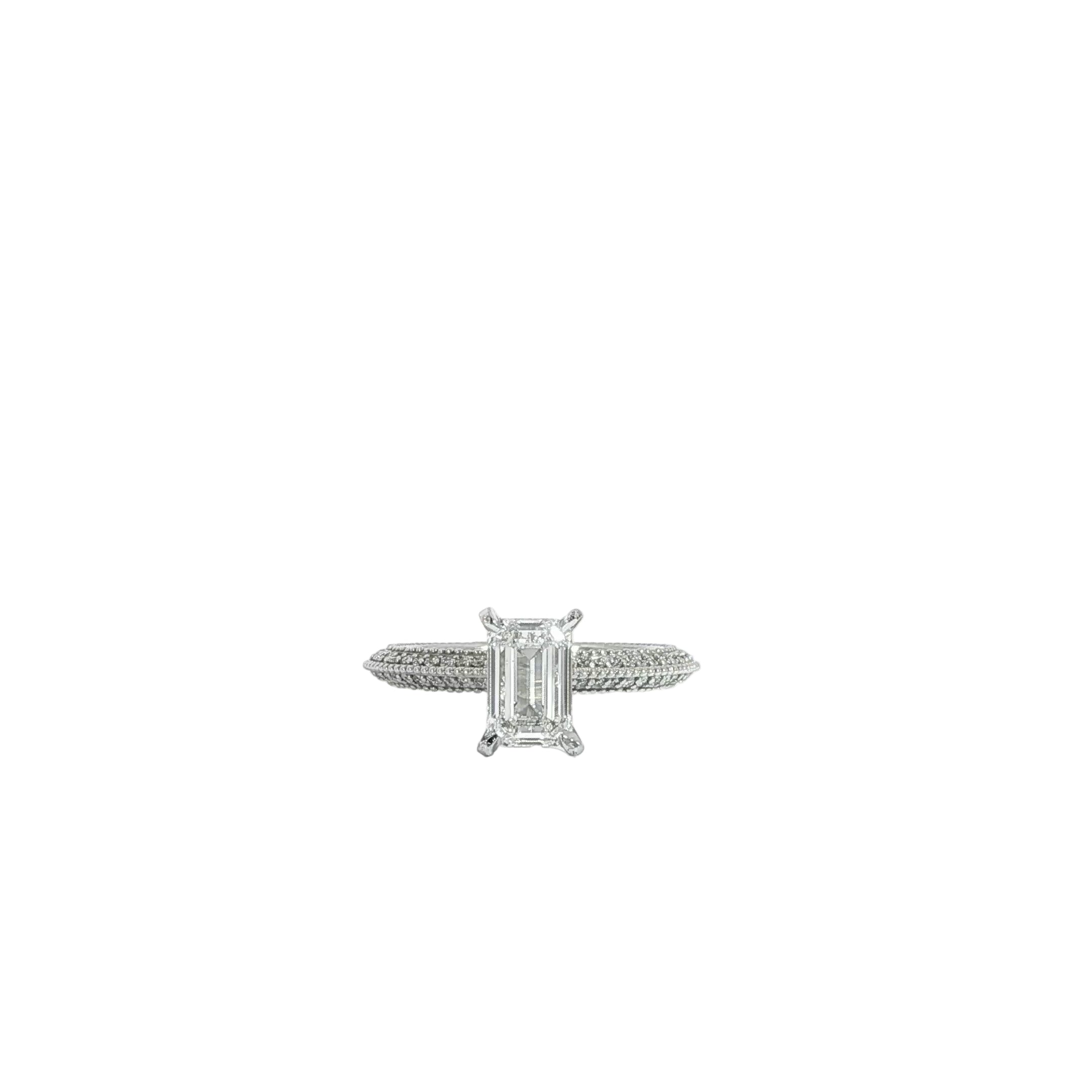 14K 1carat LG Diamond Engagement Ring