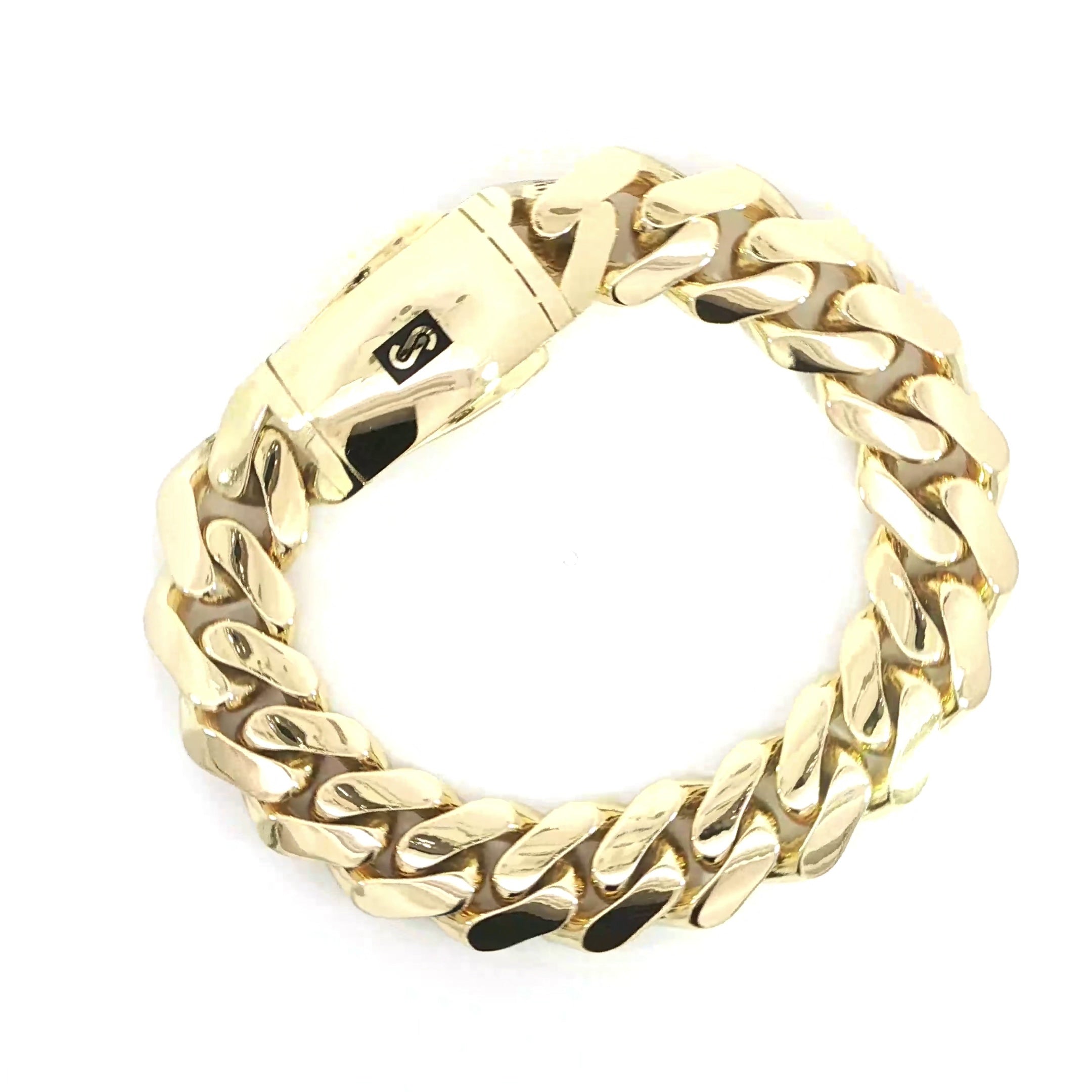 15MM Monaco Miami Cuban bracelet from Farzin Jewelry