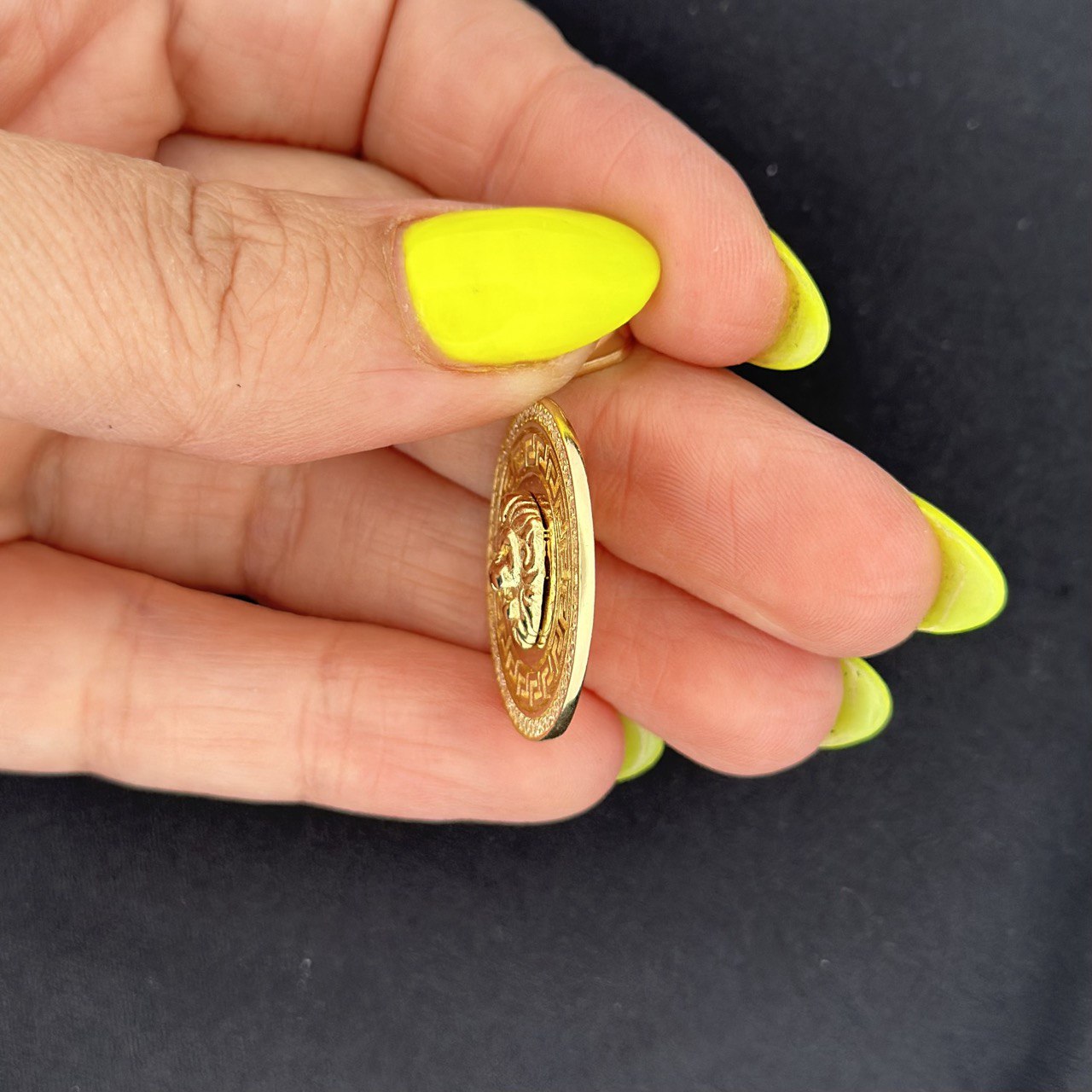 14K Greek Lion Pendant  - 2