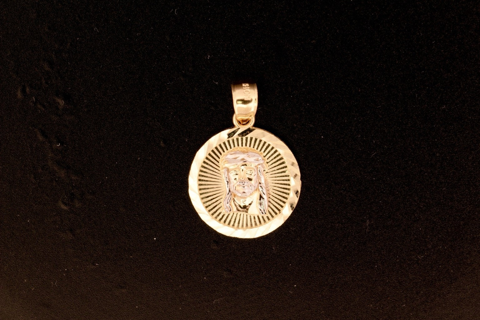 14K Jesus Piece Pendant - 1