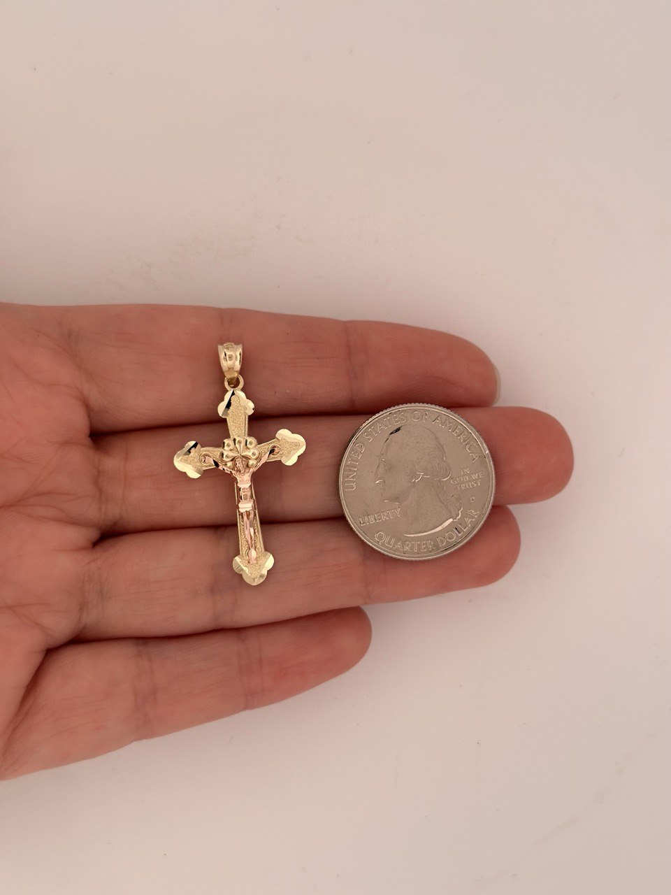 14K Cross Pendant  - 2