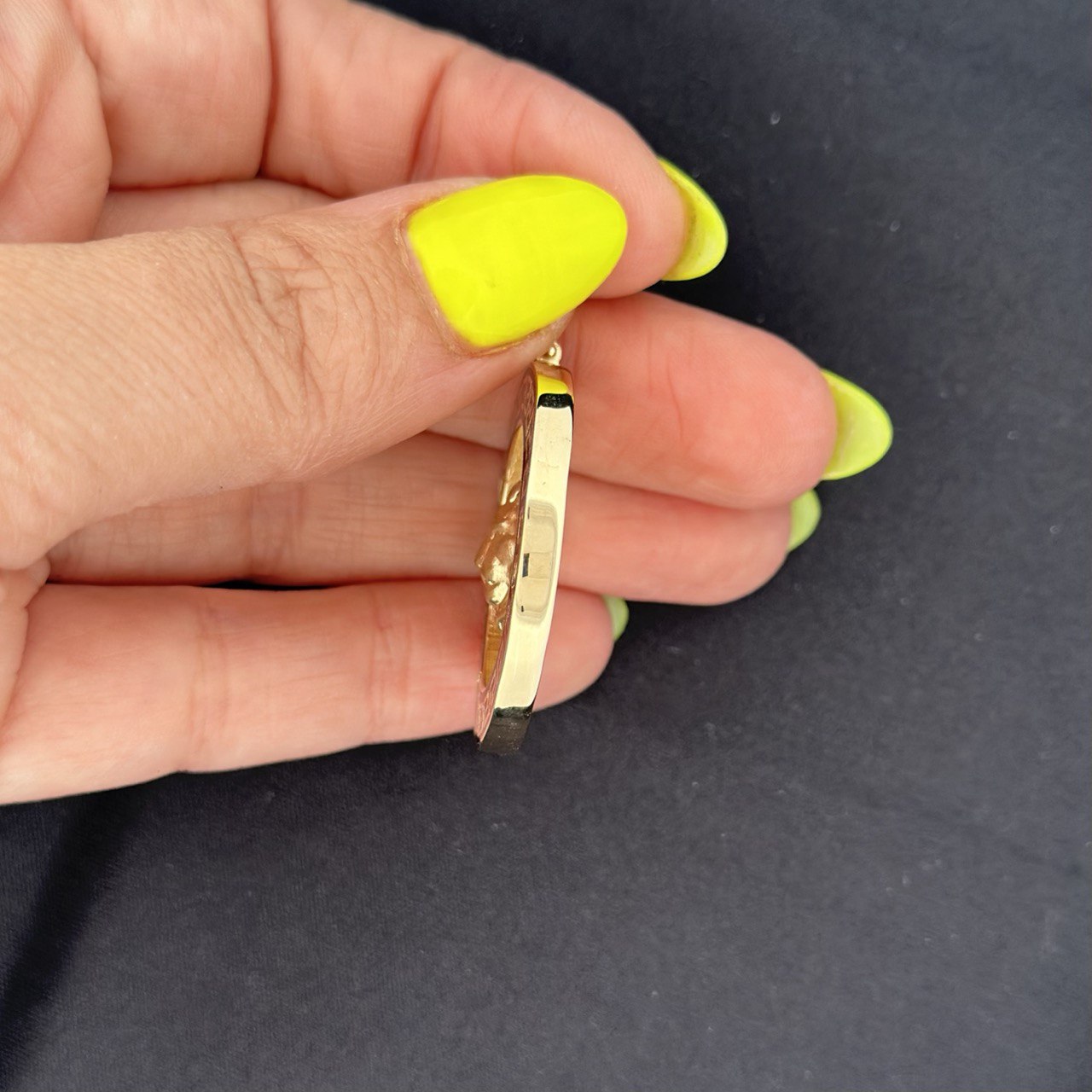 14K Greek Lion Pendant  - 3