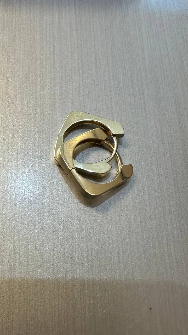 14K Hoop earrings - 4