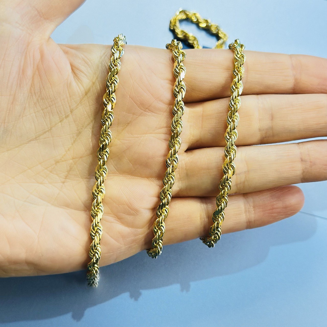 10K Gold Rope Chain - 5MM