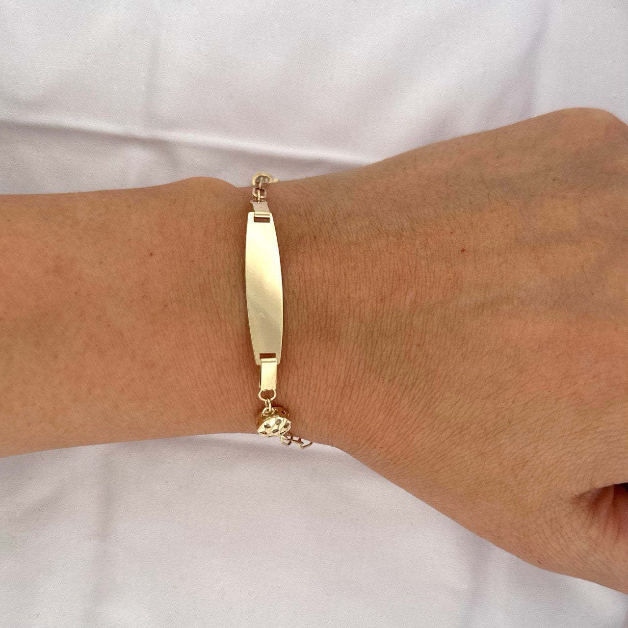 14K Yellow Gold ID Bracelet - 7.3MM