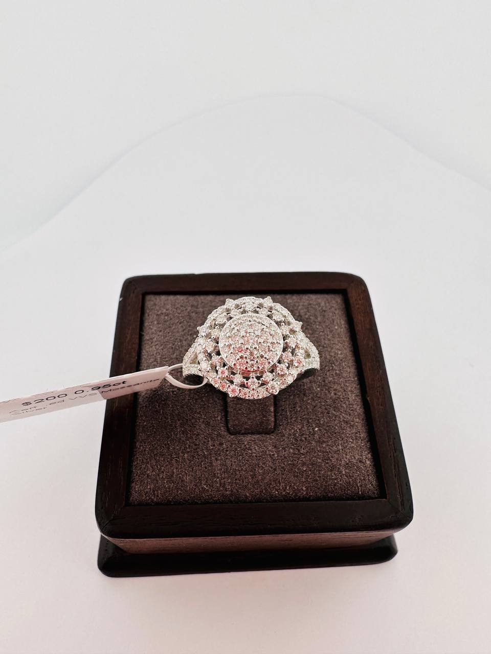 925 Sterling Silver VVS Moissanite Ring - 3