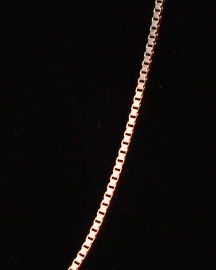 14K Gold Box Chain 1mm
