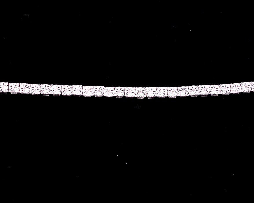 Sterling Silver 3.5mm Tennis Bracelet with SI Diamond, 0.18 Carats,