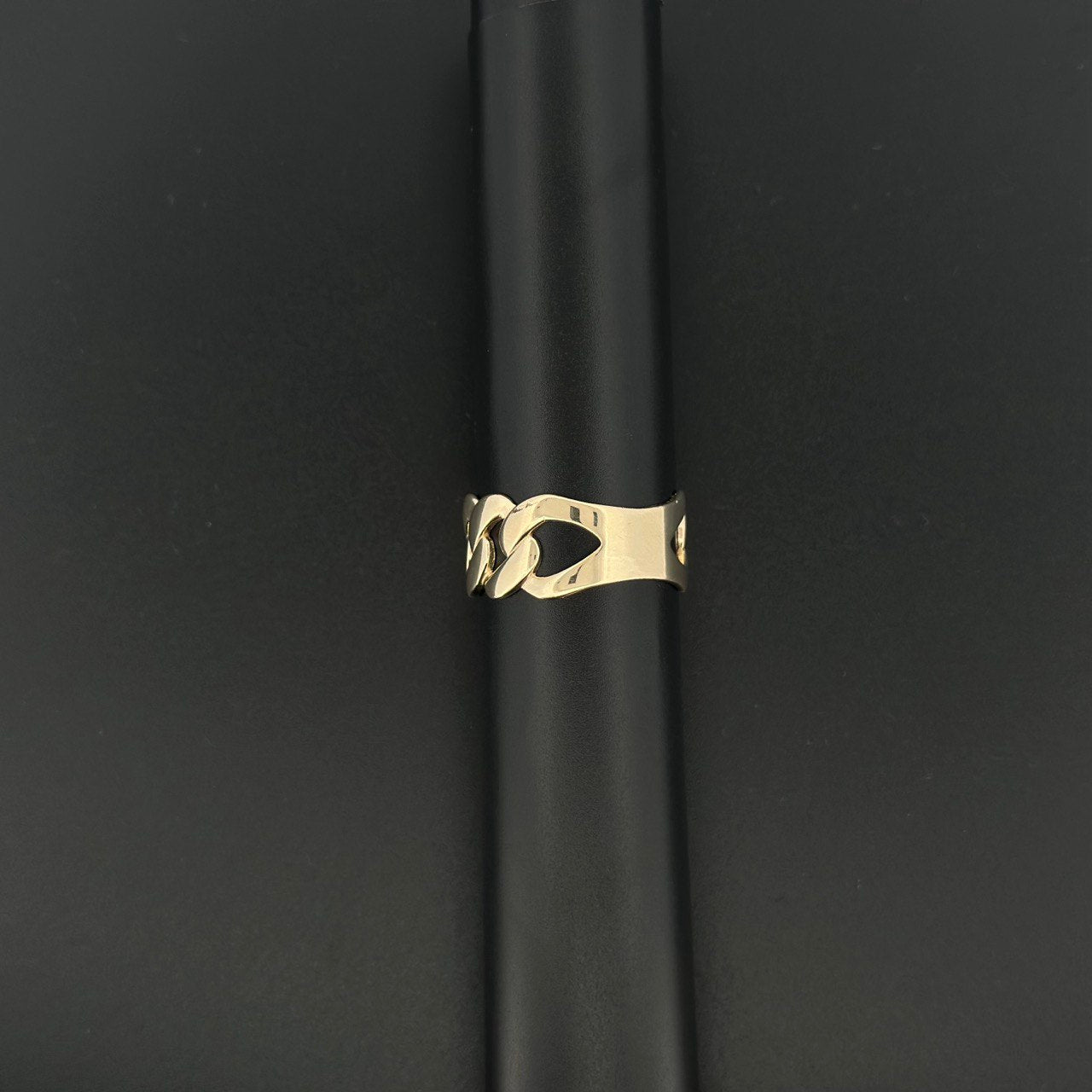 14K Gold Cuban Link Ring  - 2