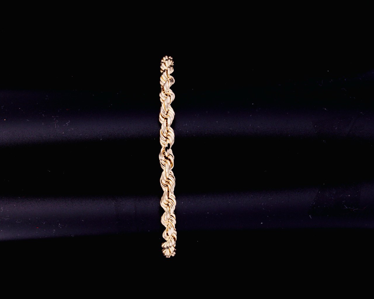 10K Rope Bracelet 4.5MM