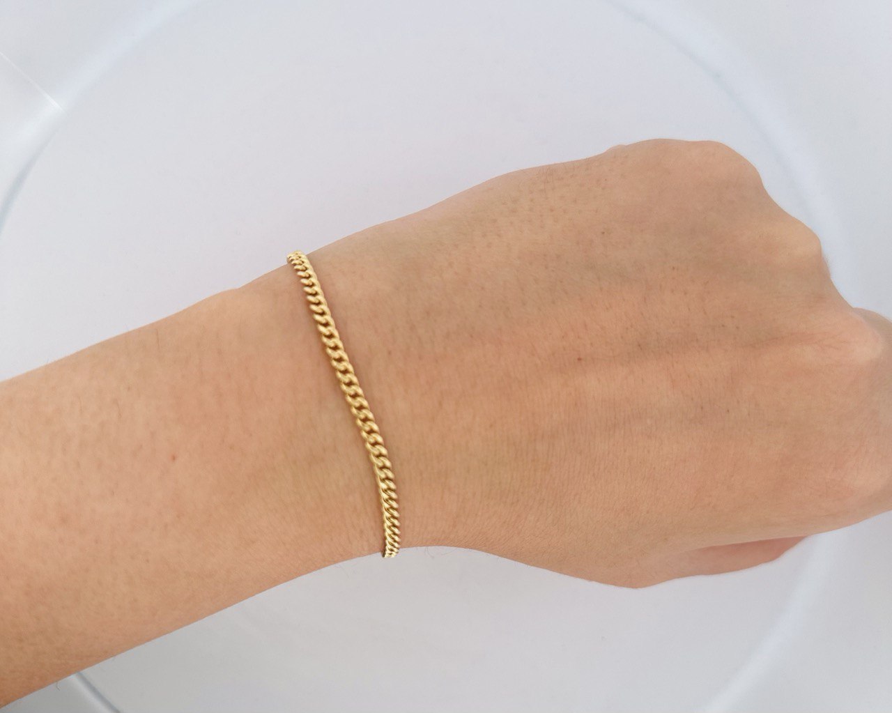 14K Cuban Bracelet 3.8MM