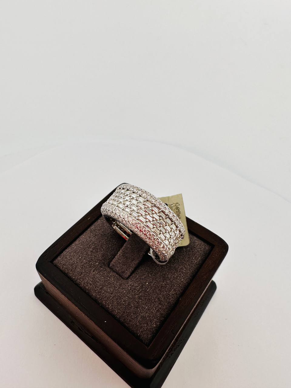 925 Sterling Silver VVS Moissanite Band