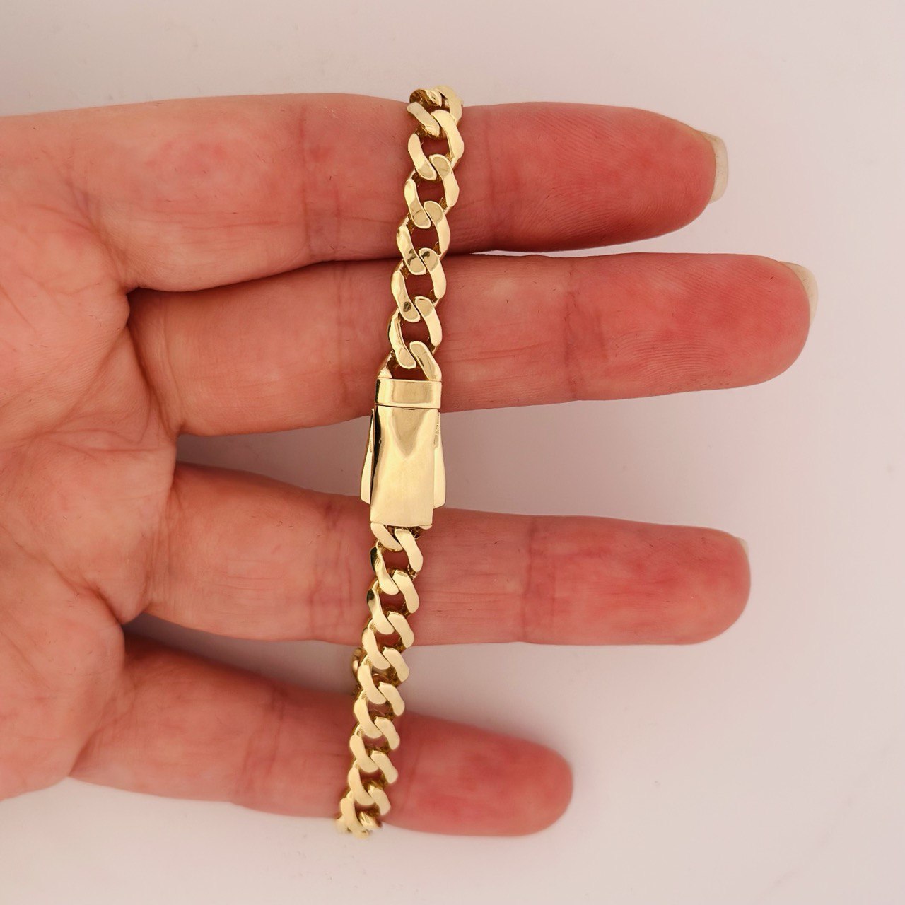 14K Yellow Gold Monaco Miami Cuban Bracelet - 6.5mm