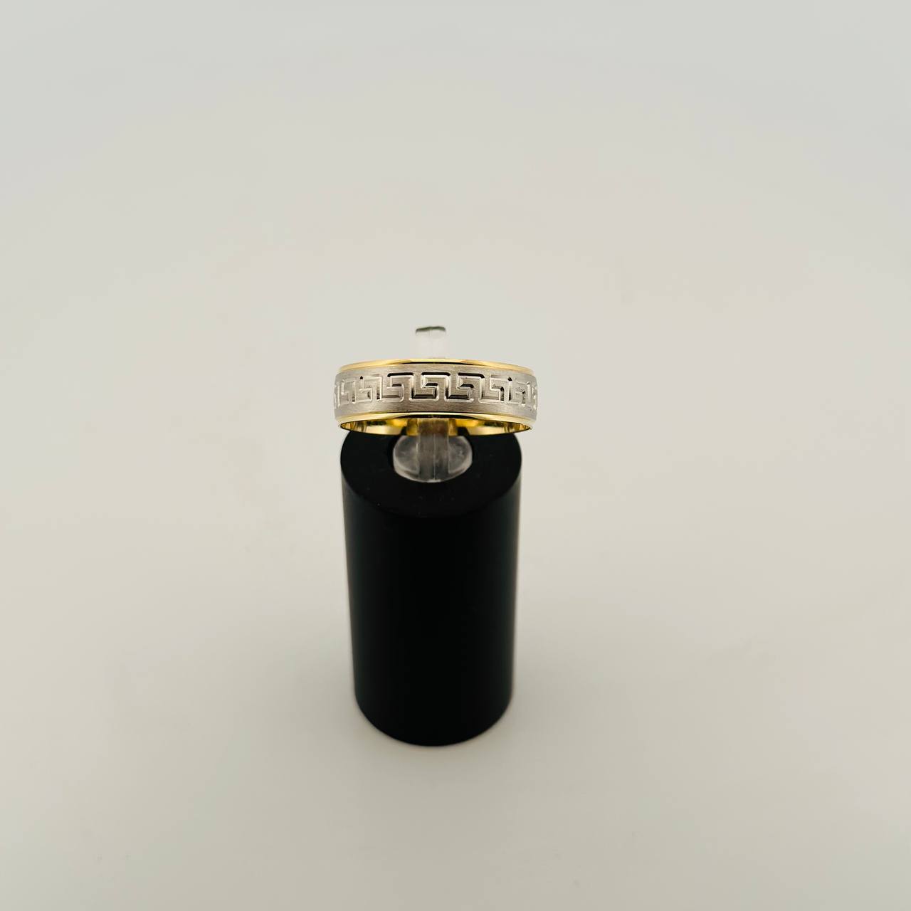 14K Gold Greek Ring  - 1