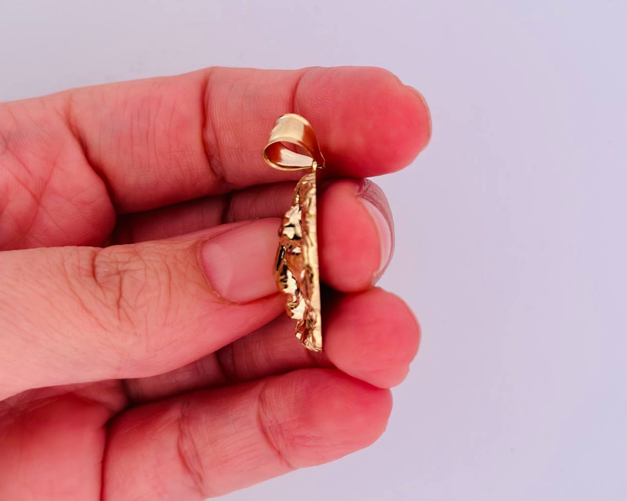 14K Lion Pendant - 1