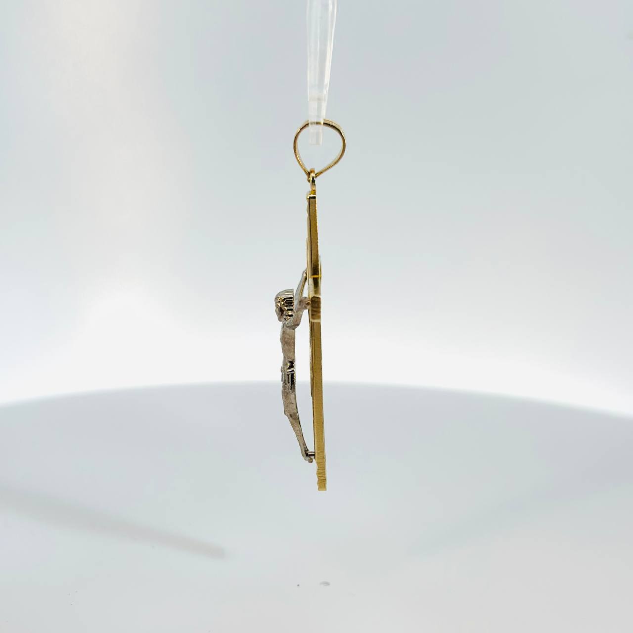 14K Yellow Gold Crucifix Pendant  - 1