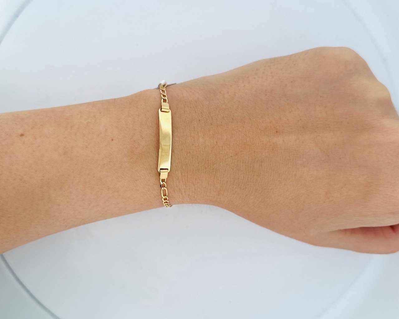 14K ID Bracelet, 5MM