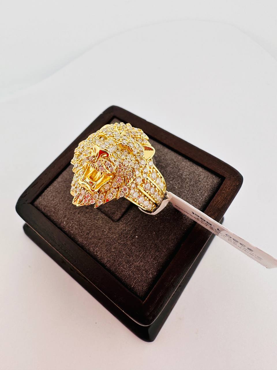 925 Sterling Silver VVS Moissanite Lion Ring