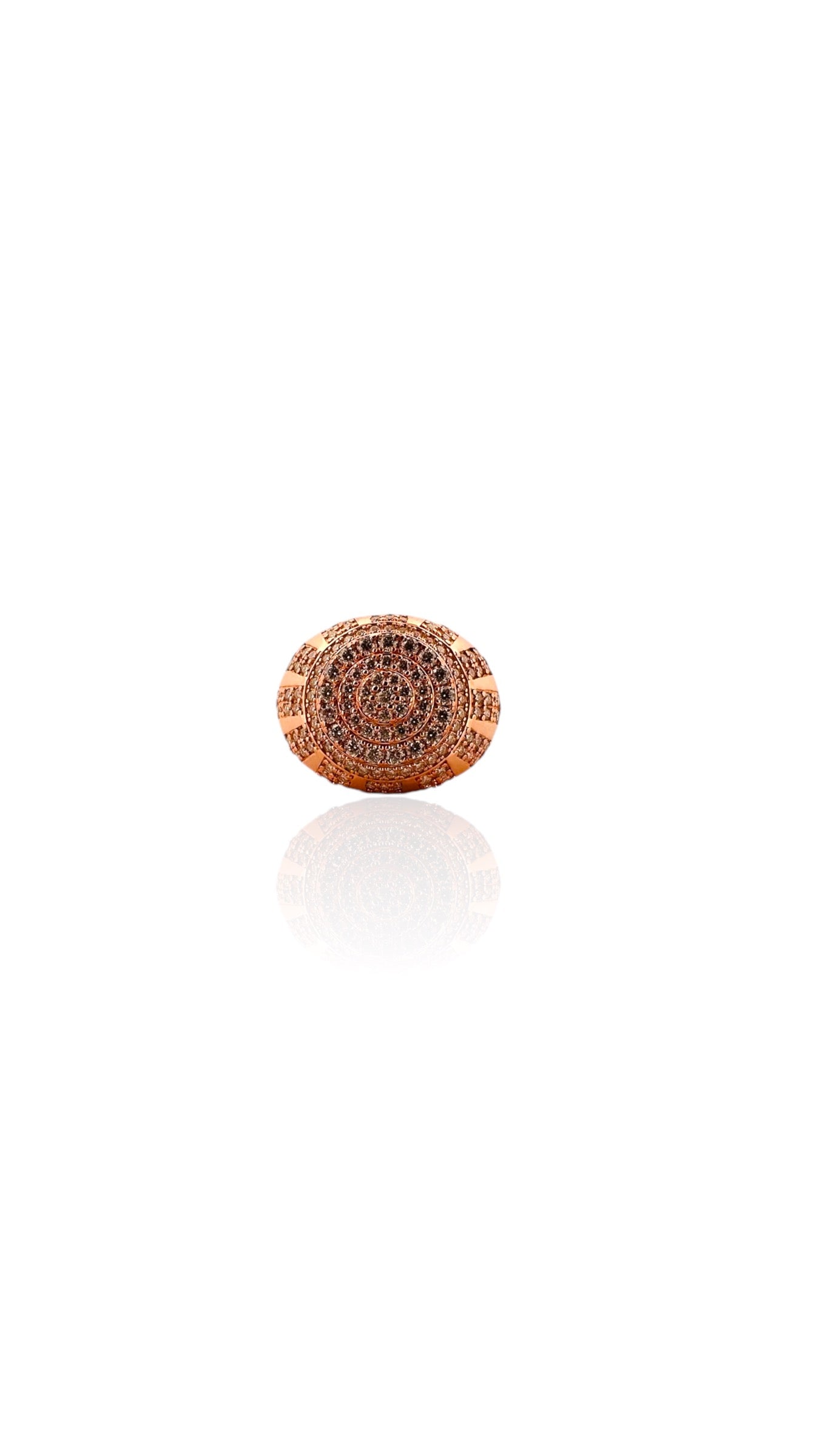925 Sterling Silver VVS Moissanite, King Ring