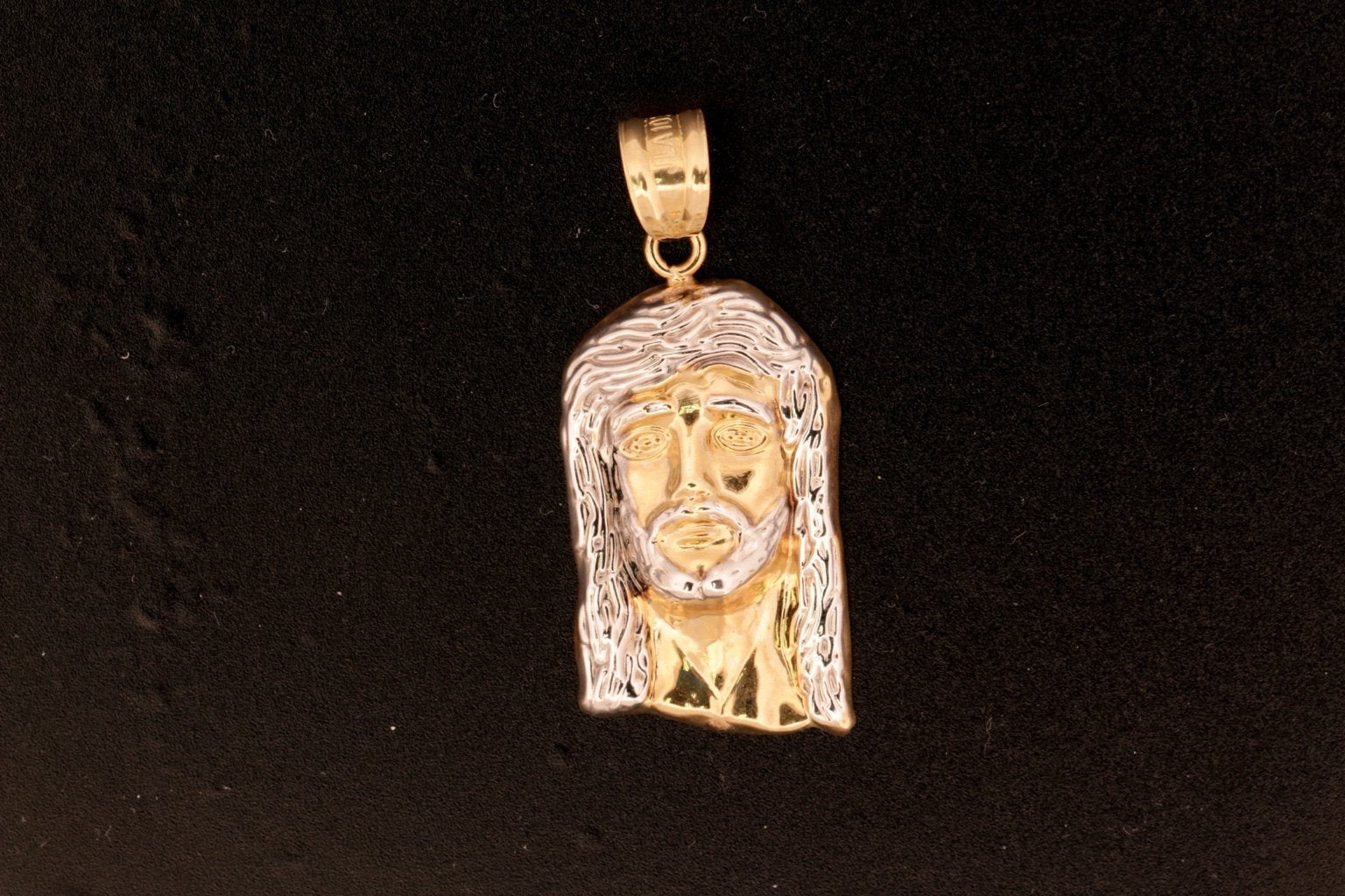 10K Yellow Gold Jesus Piece Pendant