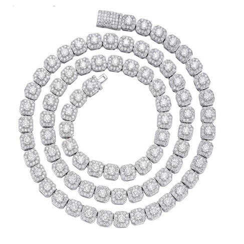 Sterling Silver Tennis Bracelet with VVS Moissanite Stones - 6mm, 6.34 Total Carats
