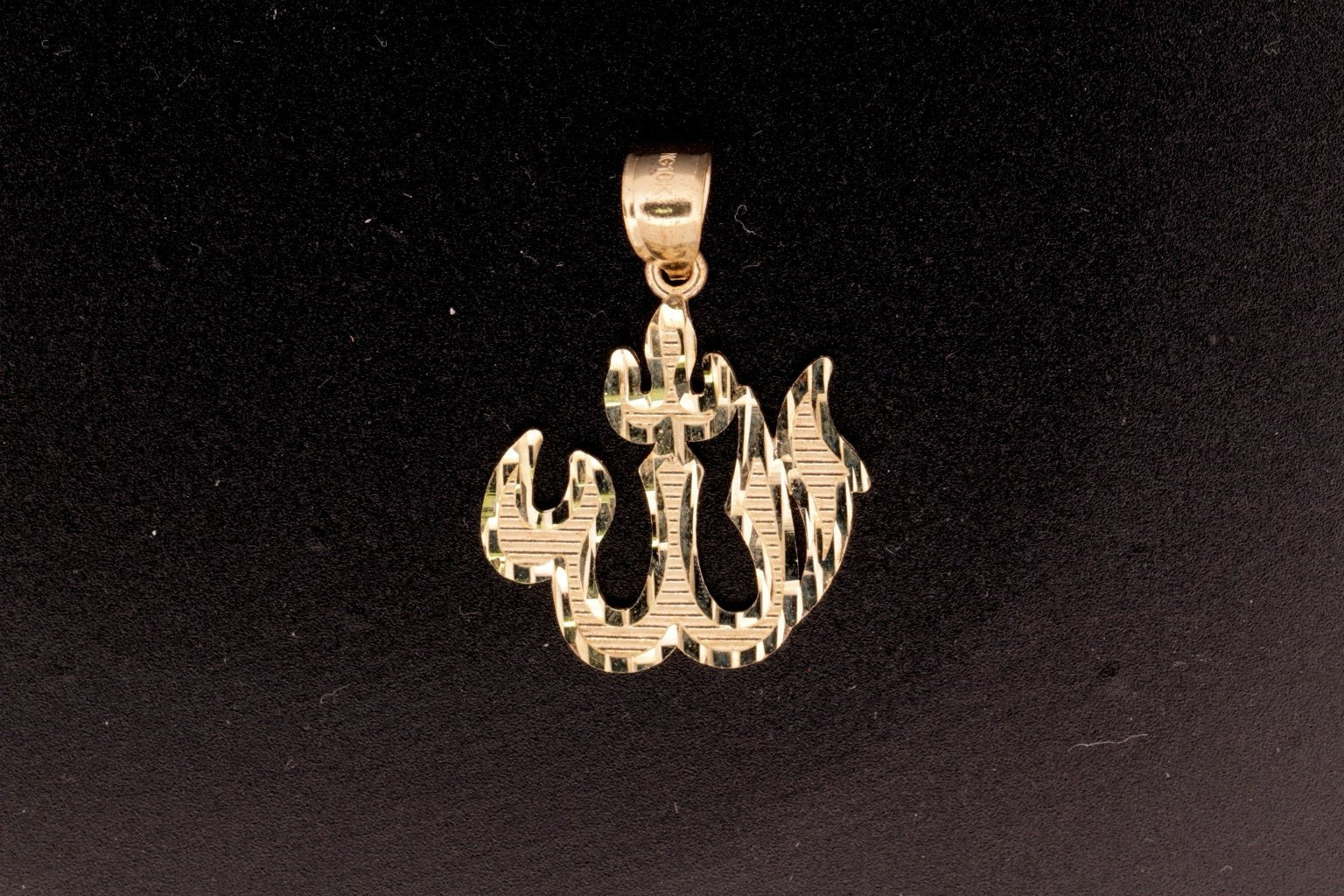 10K Yellow Gold Allah Pendant