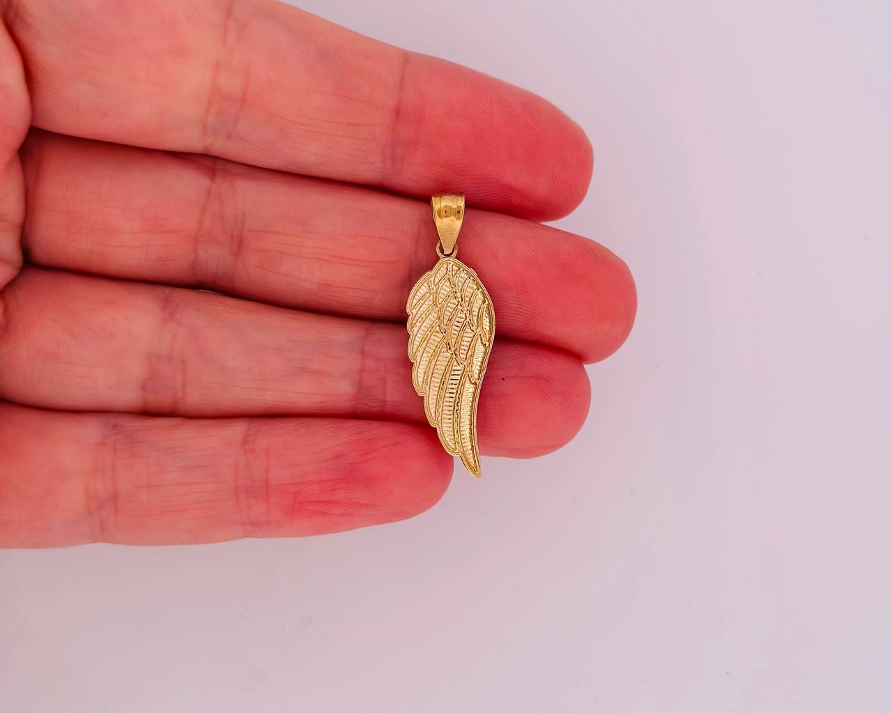 10K Angel Wing Pendant
